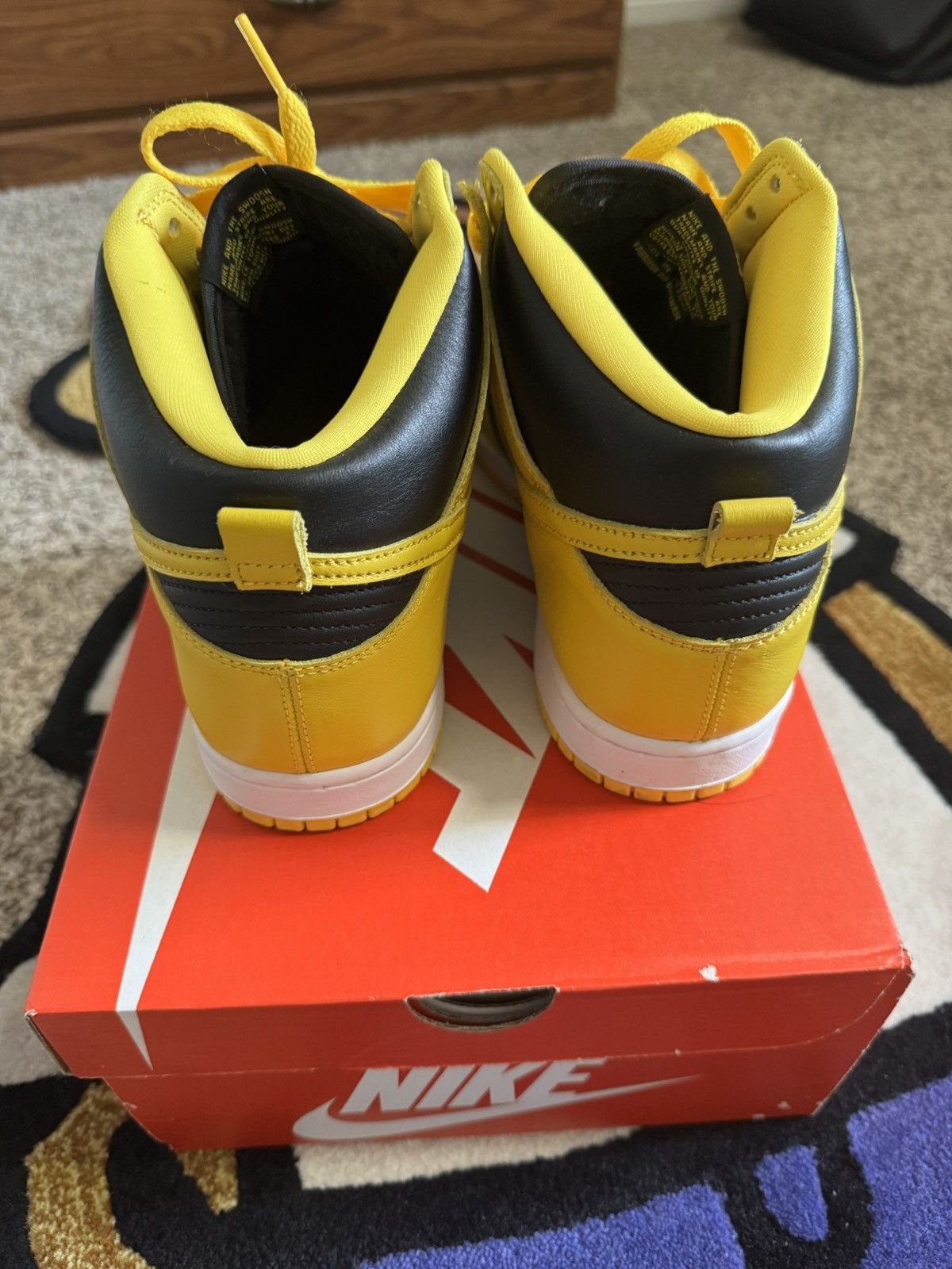 Nike Nike Dunk High Iowa Size US 11 / EU 44 - 4 Thumbnail