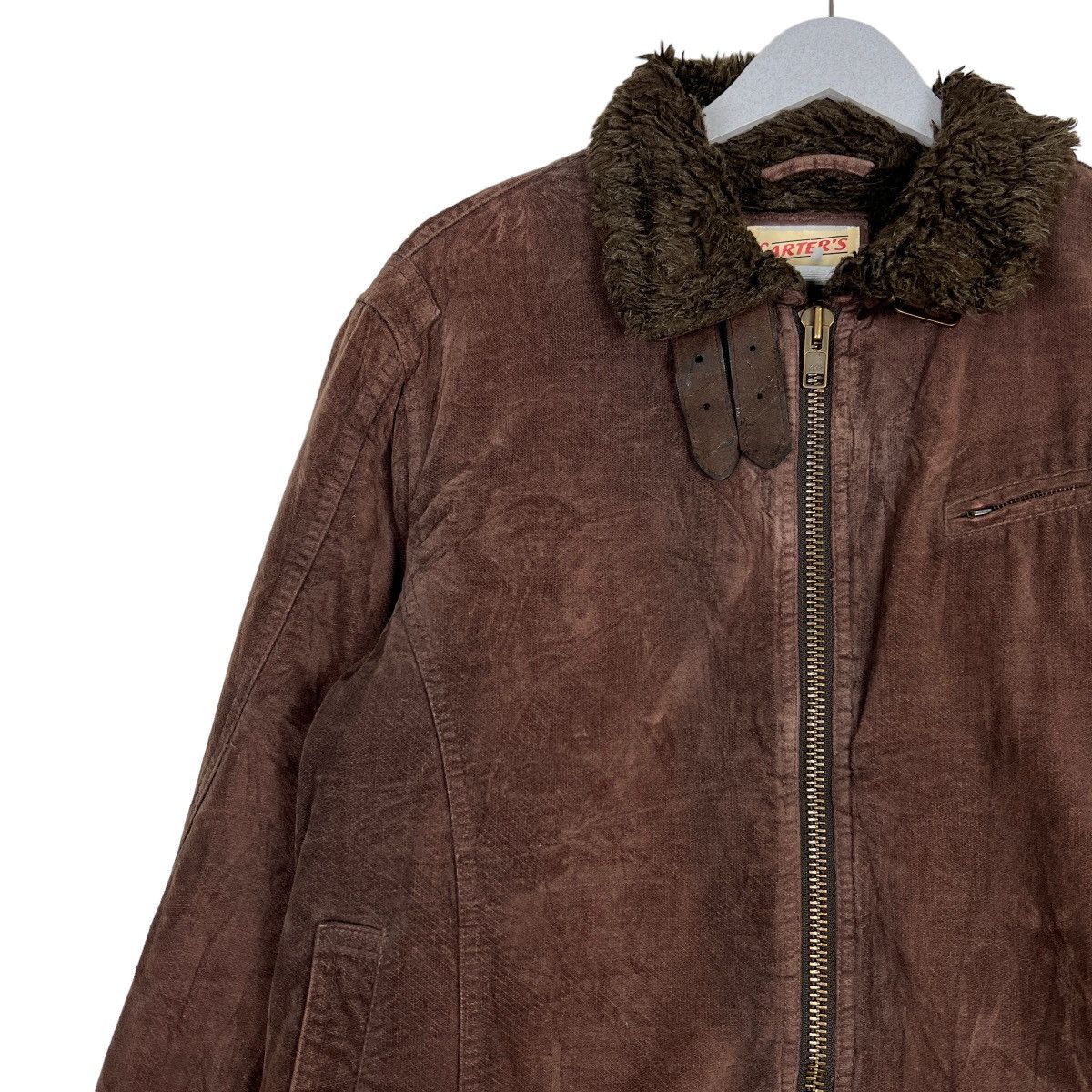 Japanese Brand 🔥 CARTERS FUR LINING DUCK JACKET Size US L / EU 52-54 / 3 - 7 Thumbnail