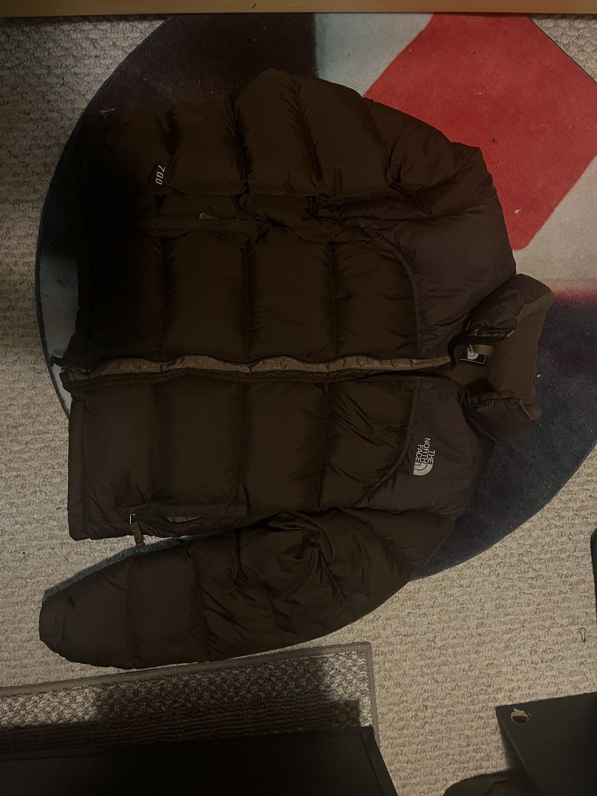 image of The North Face Vintage Kendall Jenner 700 Down Jacket in Brown, Men's (Size Medium)