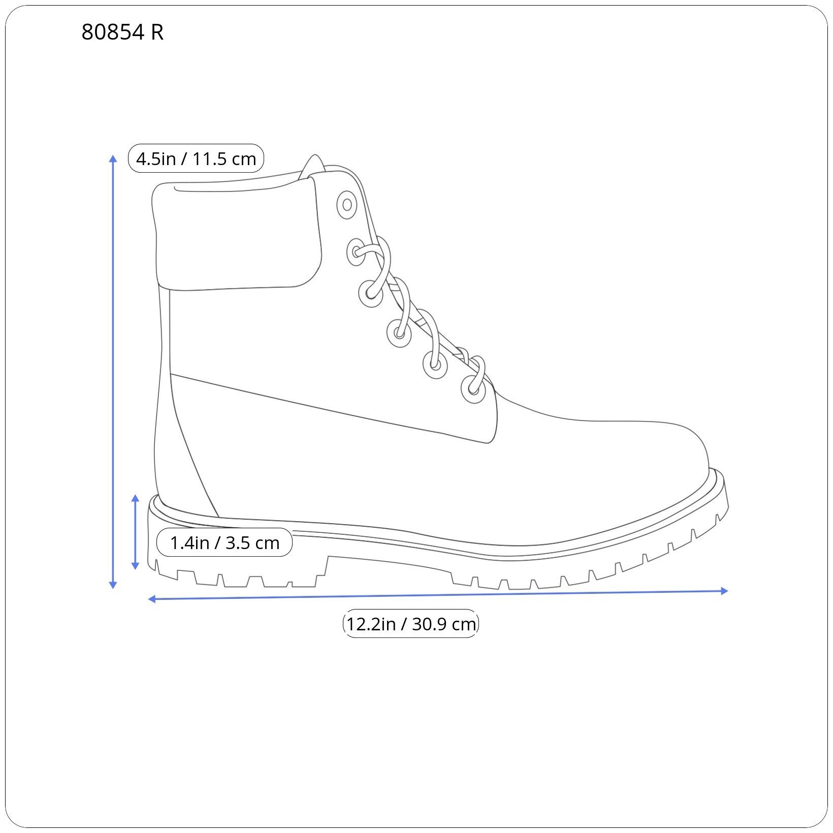 Timberland A2JEB-A549 EU40/41 Brown Black Leather 80854 Size US 7.5 / EU 40-41 - 4 Thumbnail