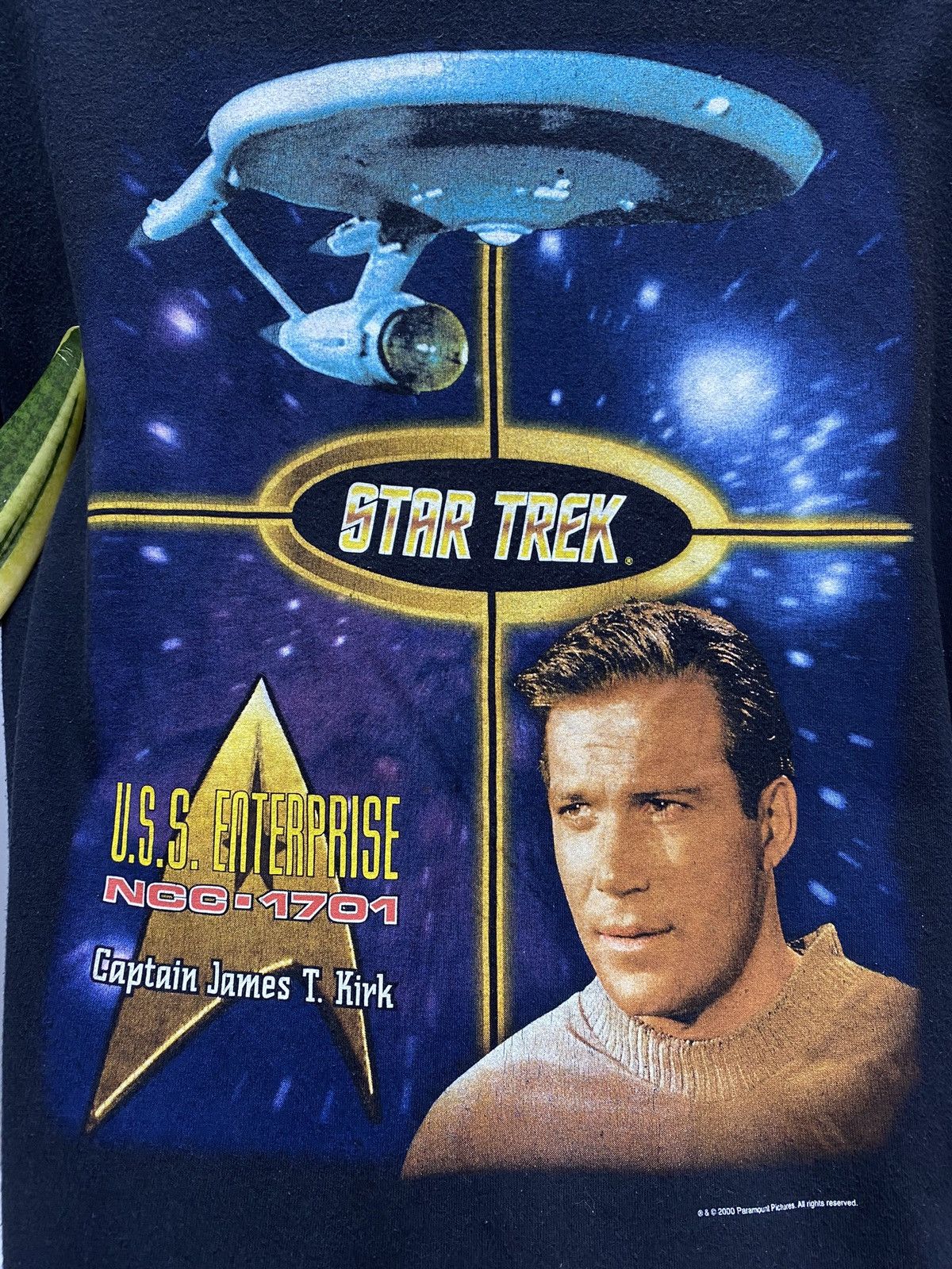Changes × Vintage Vintage 2000 Star Trek Captain James T. Kirk Tee T-Shirt Size US XL / EU 56 / 4 - 9 Thumbnail