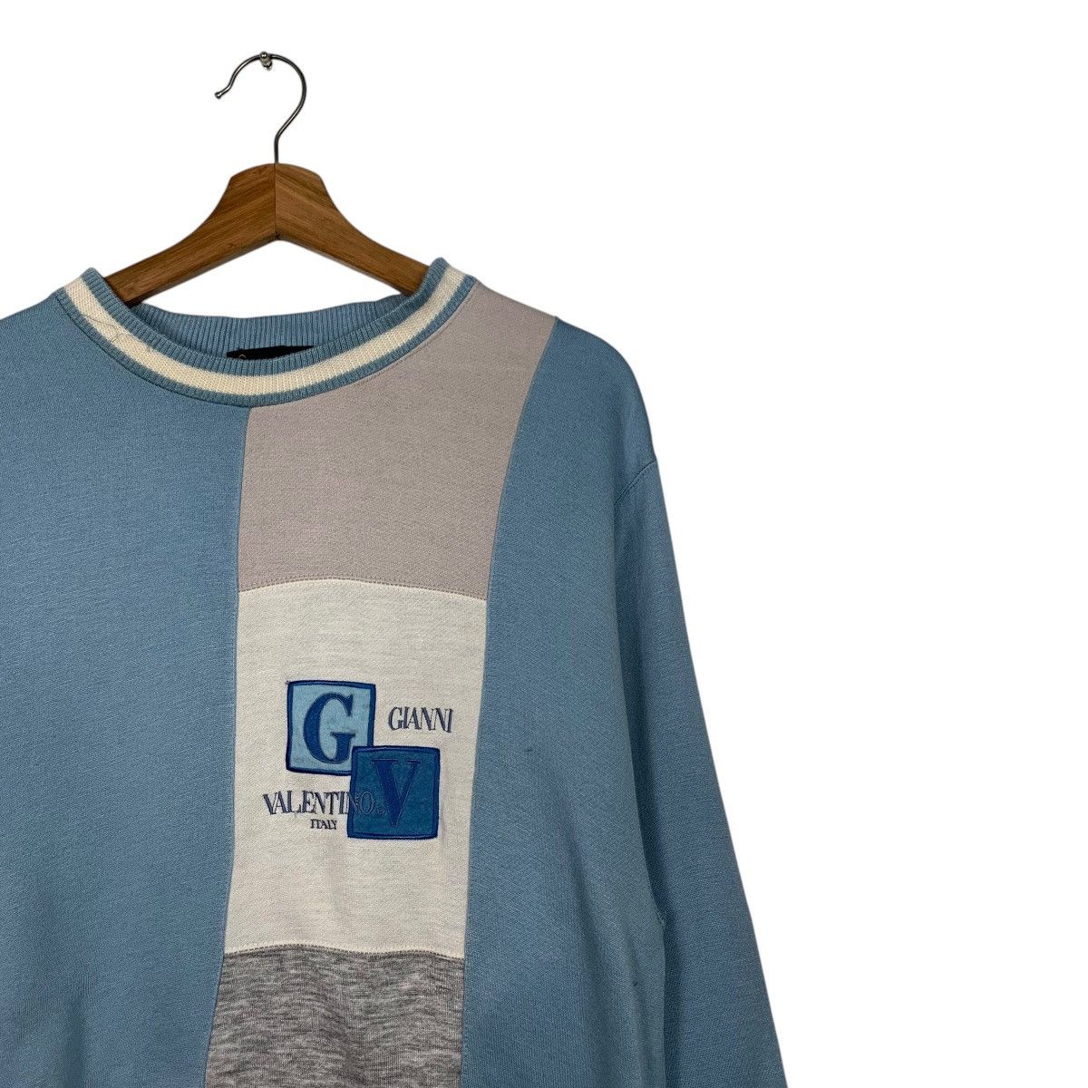Gianni Valentino GIANNI VALENTINO Embroidery Big Logo Sweatshirt #1559-C70 Size US M / EU 48-50 / 2 - 5 Thumbnail