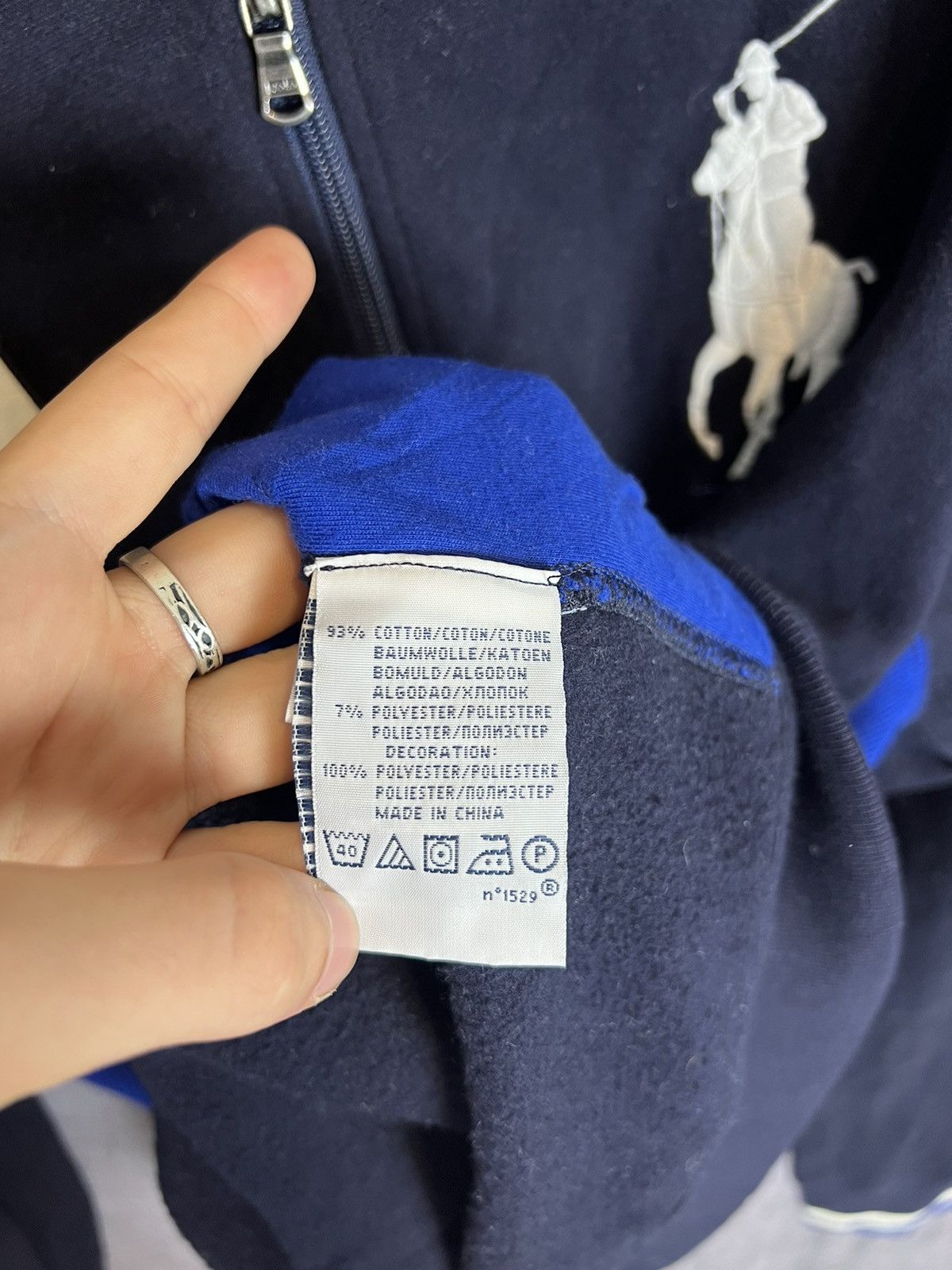 Polo Ralph Lauren × Vintage Polo Ralph Lauren Norway zip sweatshirt Size US XL / EU 56 / 4 - 6 Thumbnail