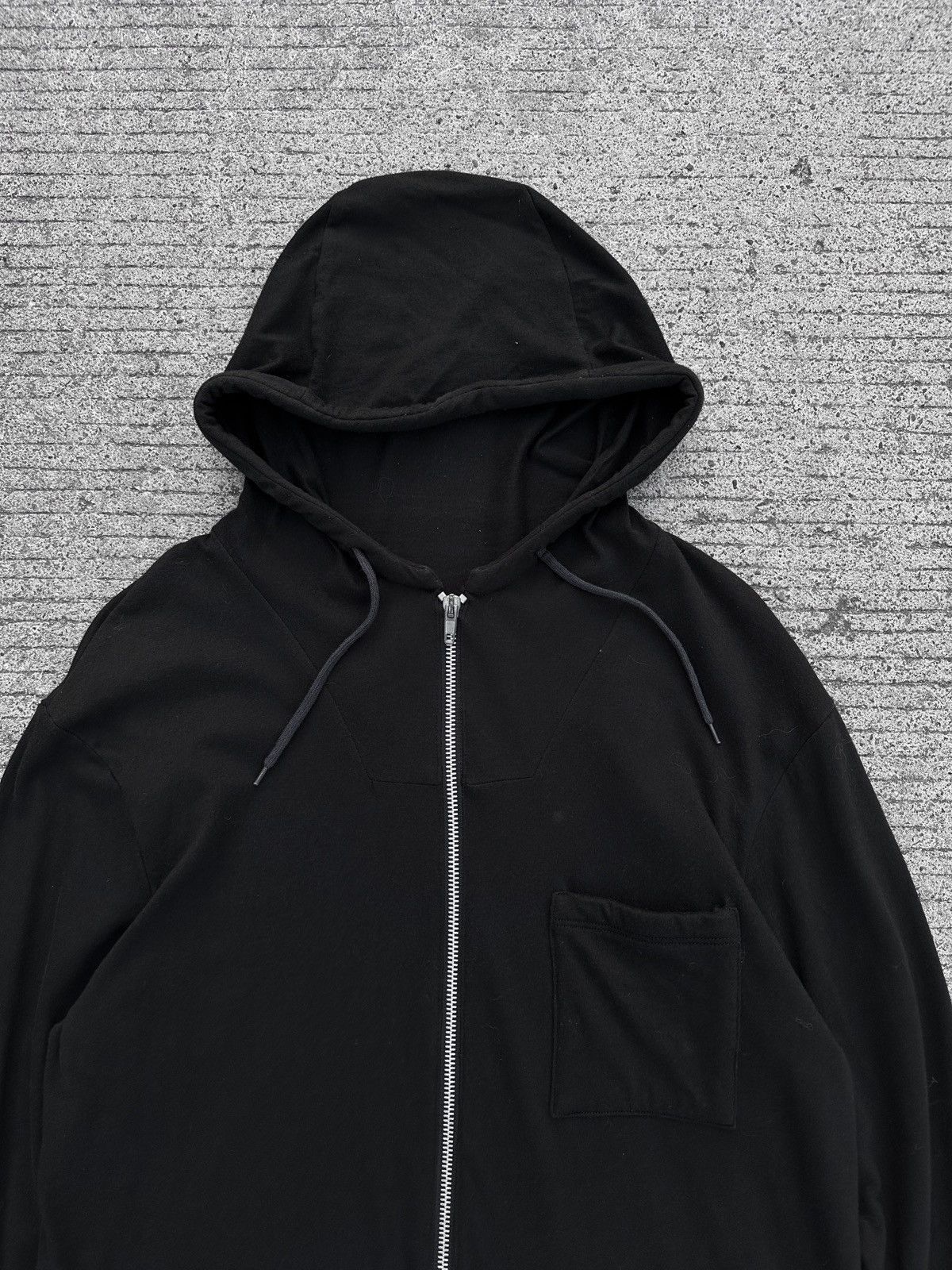 Helmut Lang Archive Helmut Lang Cotton One Pocket Hoodie Jacket Size US S / EU 44-46 / 1 - 4 Thumbnail