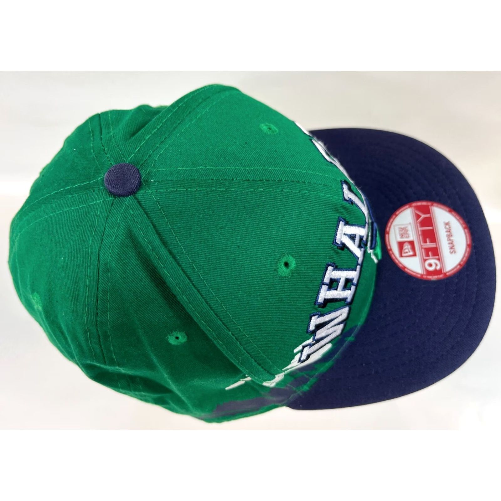 New Era VINTAGE New Era 9Fifty Hartford Whalers Hockey Snapback Cap Green Hats Mens One Size Size ONE SIZE - 7 Thumbnail