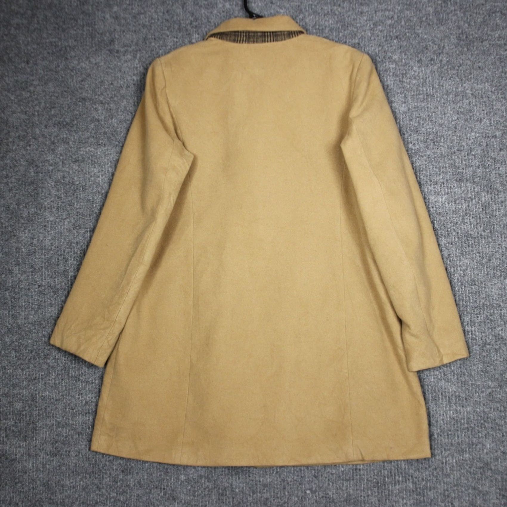 Vintage Marilyn & Me Coat Women Tan Button Front Single-Breasted Trench Size XL Size XL / US 12-14 / IT 48-50 - 4 Thumbnail