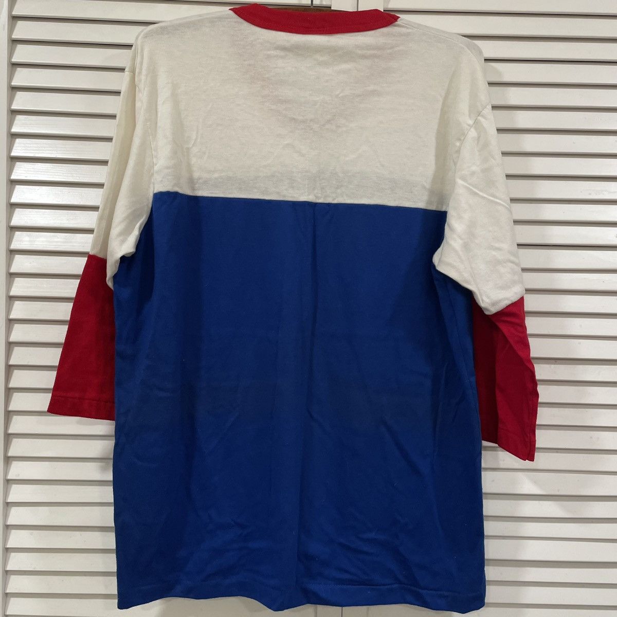 Nike Vintage 70s Nike Sportswear Long Sleeve Shirt USA Orange Tag Size US L / EU 52-54 / 3 - 3 Thumbnail