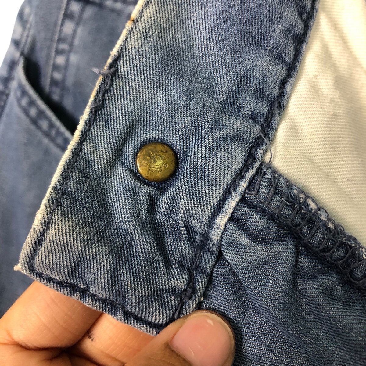 Marithe + Francois Girbaud French Workwear Blue Wide Pants – Marthe Girbaud Size 32" / US 10 / IT 46 - 19 Thumbnail