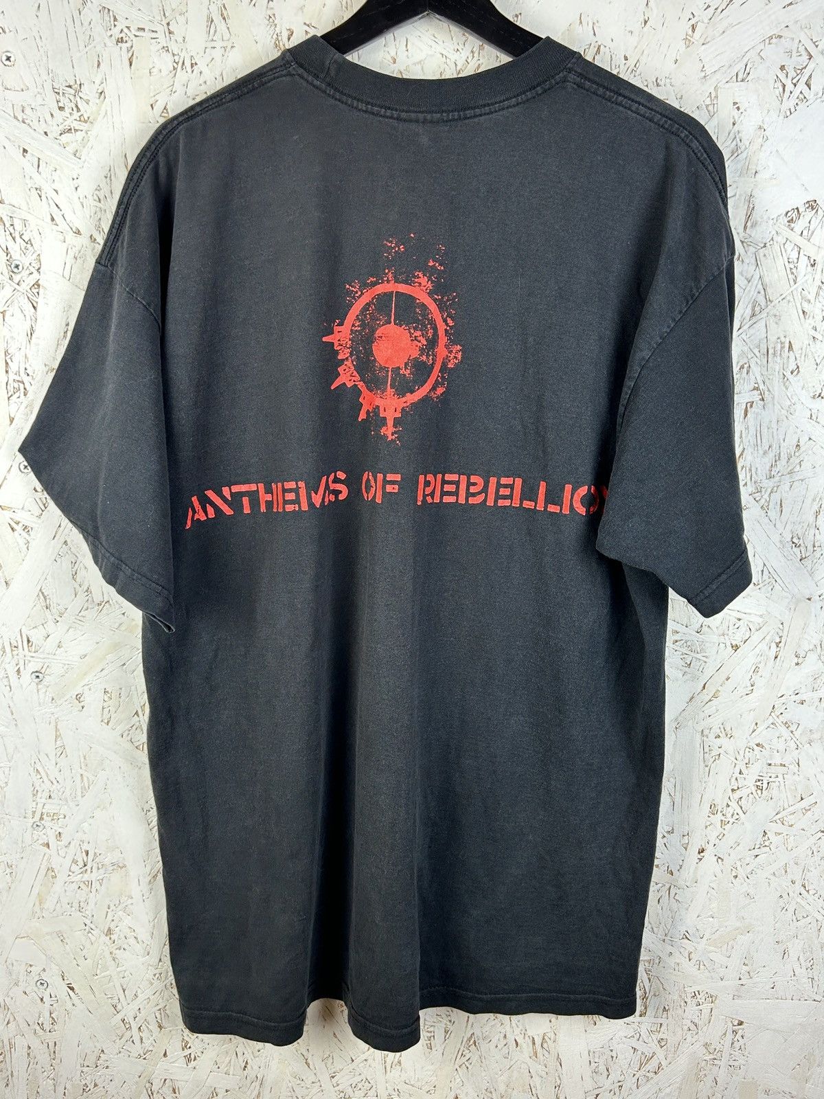 Band Tees Vintage Arch Enemy 2003 Anthems Of Rebellion Faded T-Shirt Size US XL / EU 56 / 4 - 3 Thumbnail