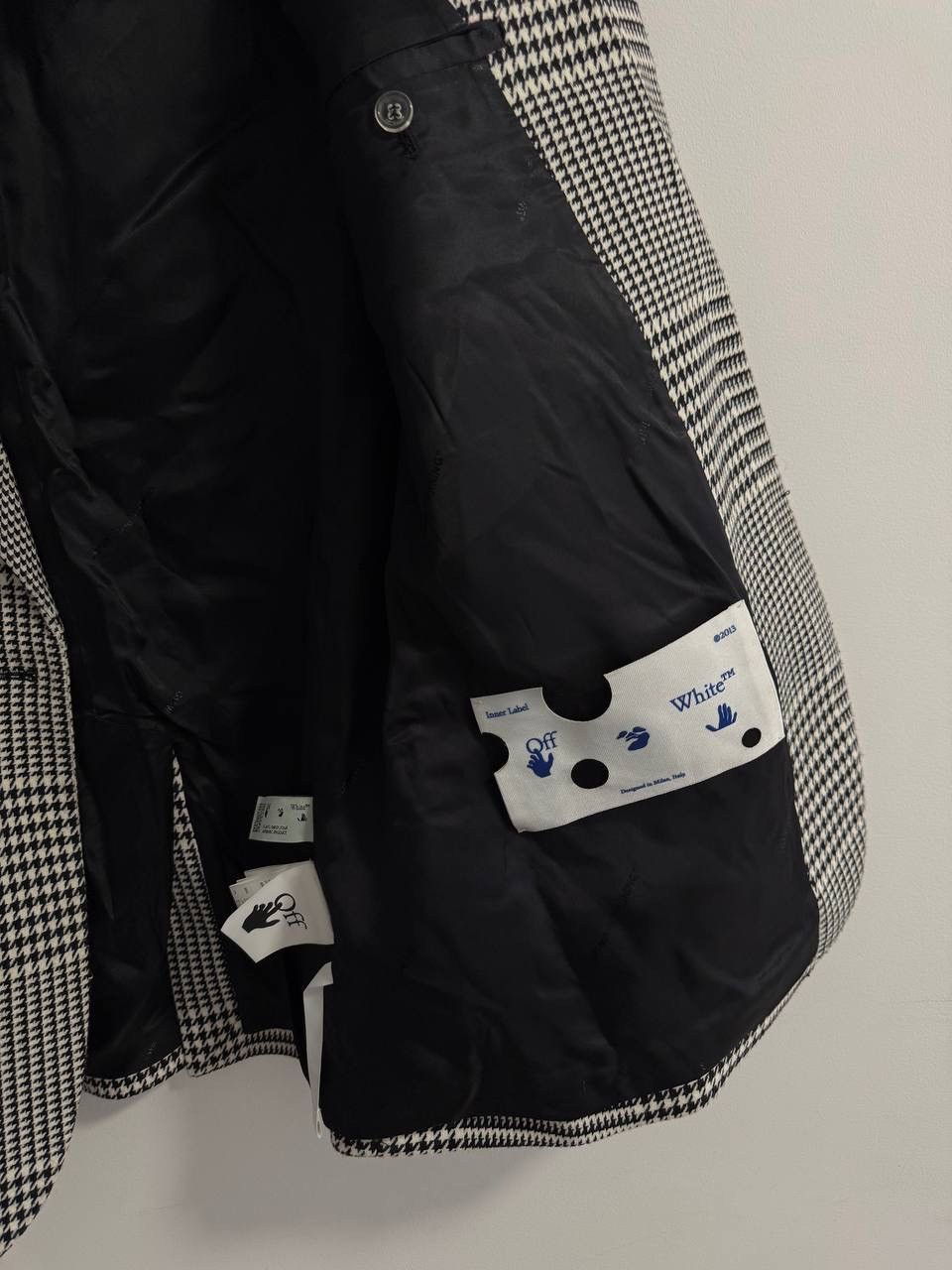 Off-White Off White Prince of Wales Herringbone Tomboy BlazerJacket Size M / US 6-8 / IT 42-44 - 6 Thumbnail