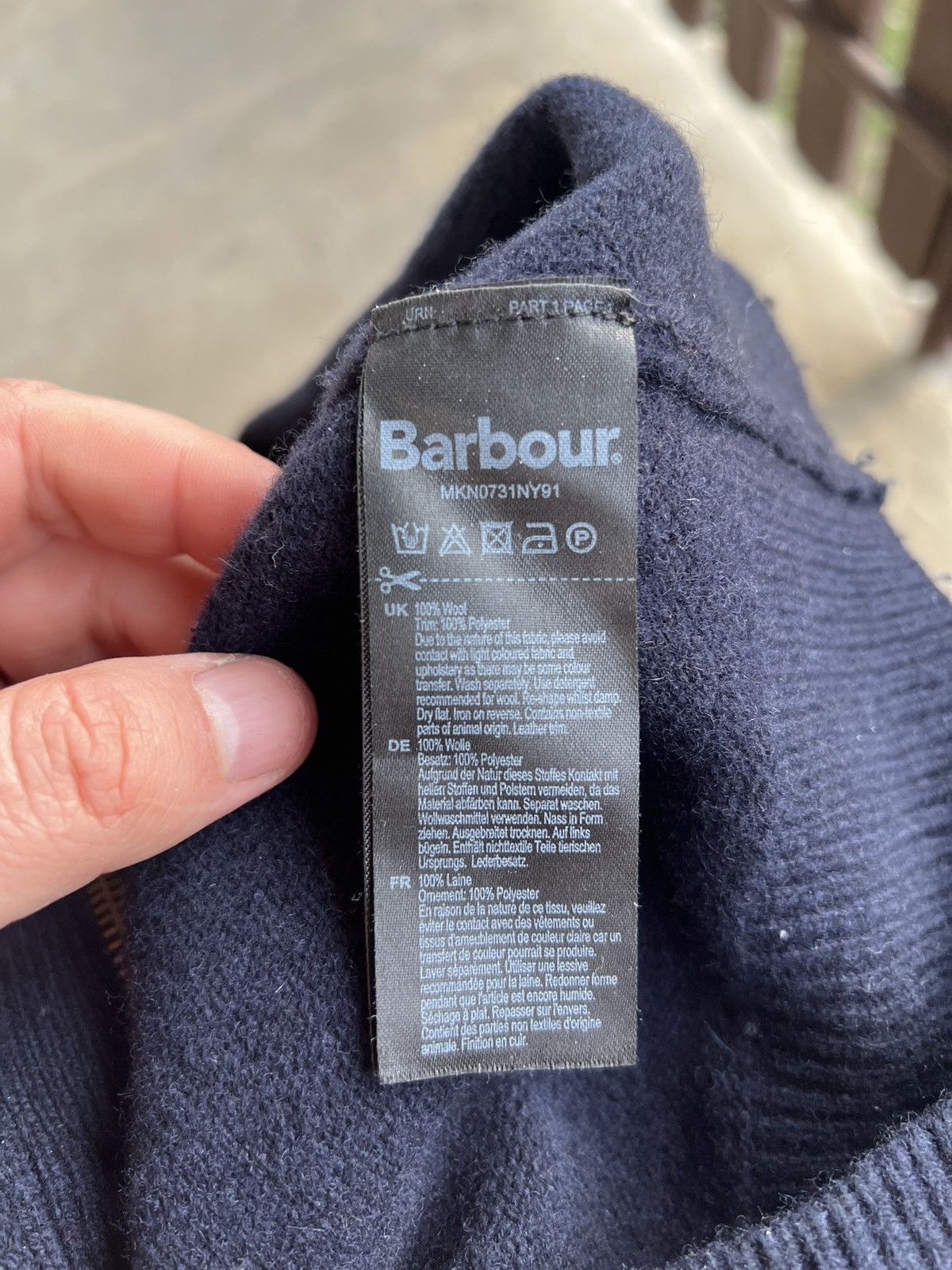 Barbour Barbour Wool Sweater Size US XXL / EU 58 / 5 - 6 Thumbnail