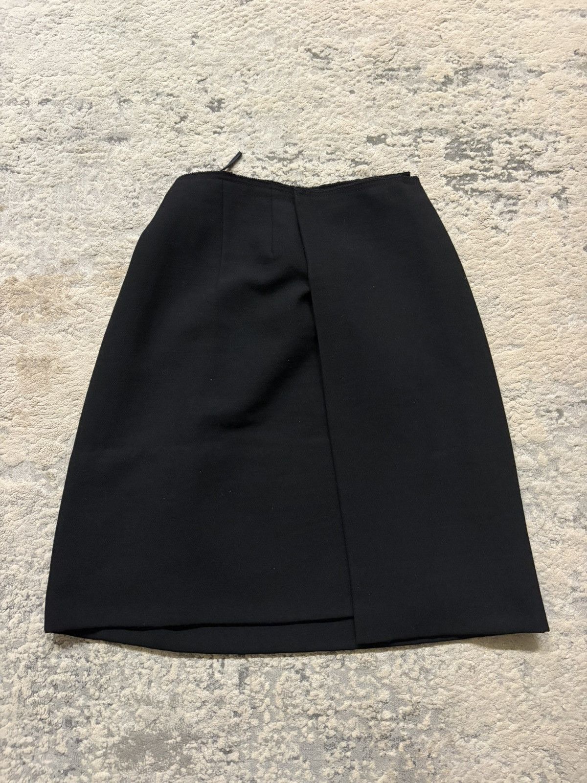 Miu Miu Miu Miu Black Wool Snap Button Skirt Size 25" / US 0 / IT 36 - 5 Thumbnail