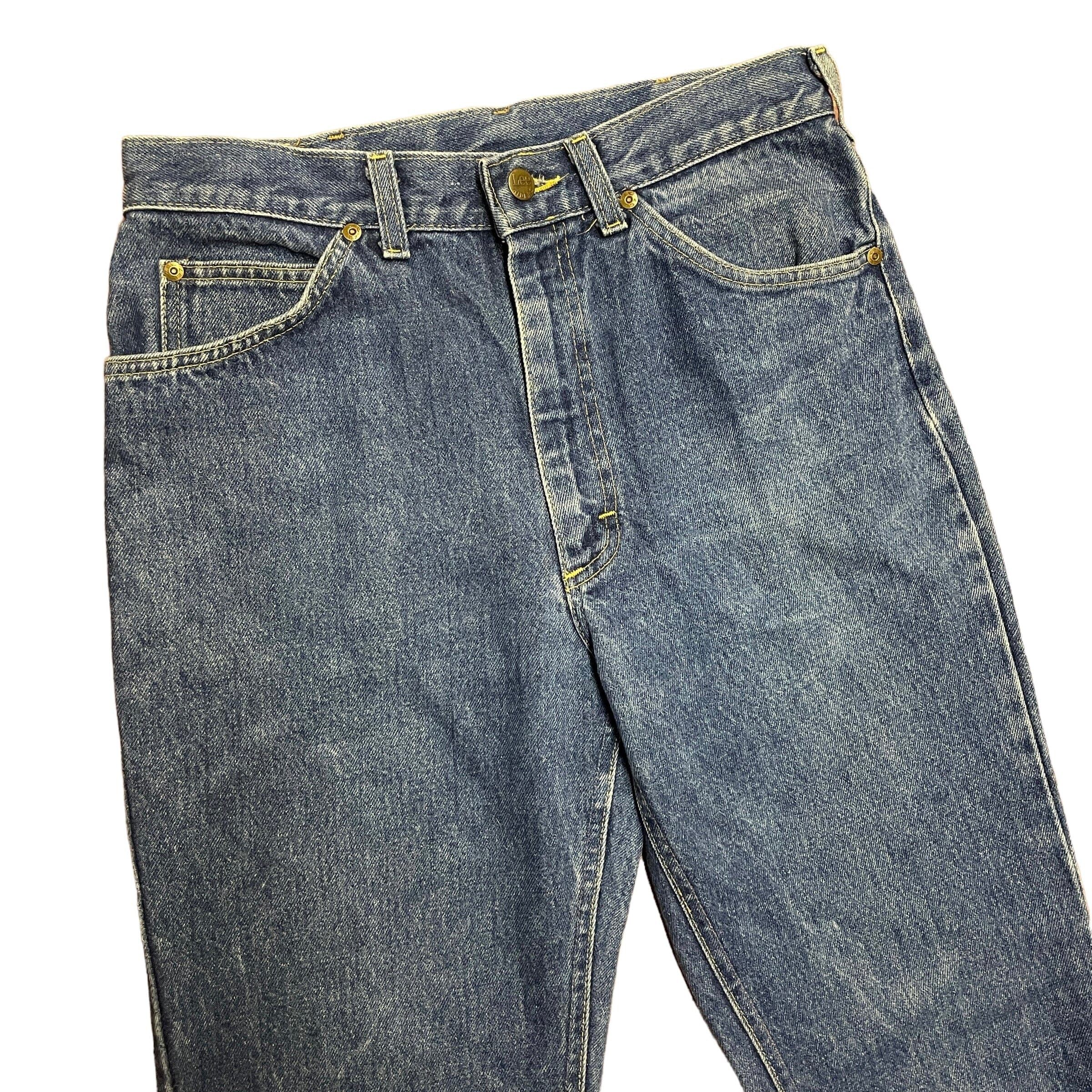 Lee 70s Lee Riders Vintage Denim Jeans With Talon 42 Zipper Size 31" Size US 31 - 6 Thumbnail