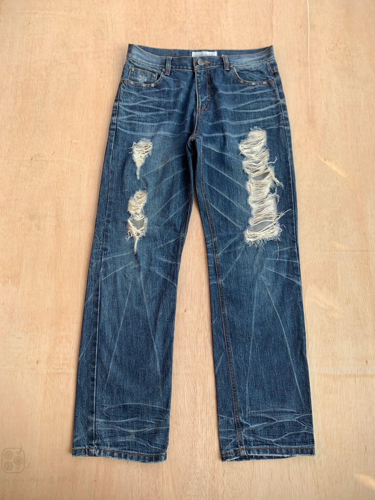 Hysteric Glamour × If Six Was Nine × Japanese Brand Distressed Denim Yaponskii Ifsixwasnine Style Jeans Size US 32 / EU 48 - 1 Thumbnail