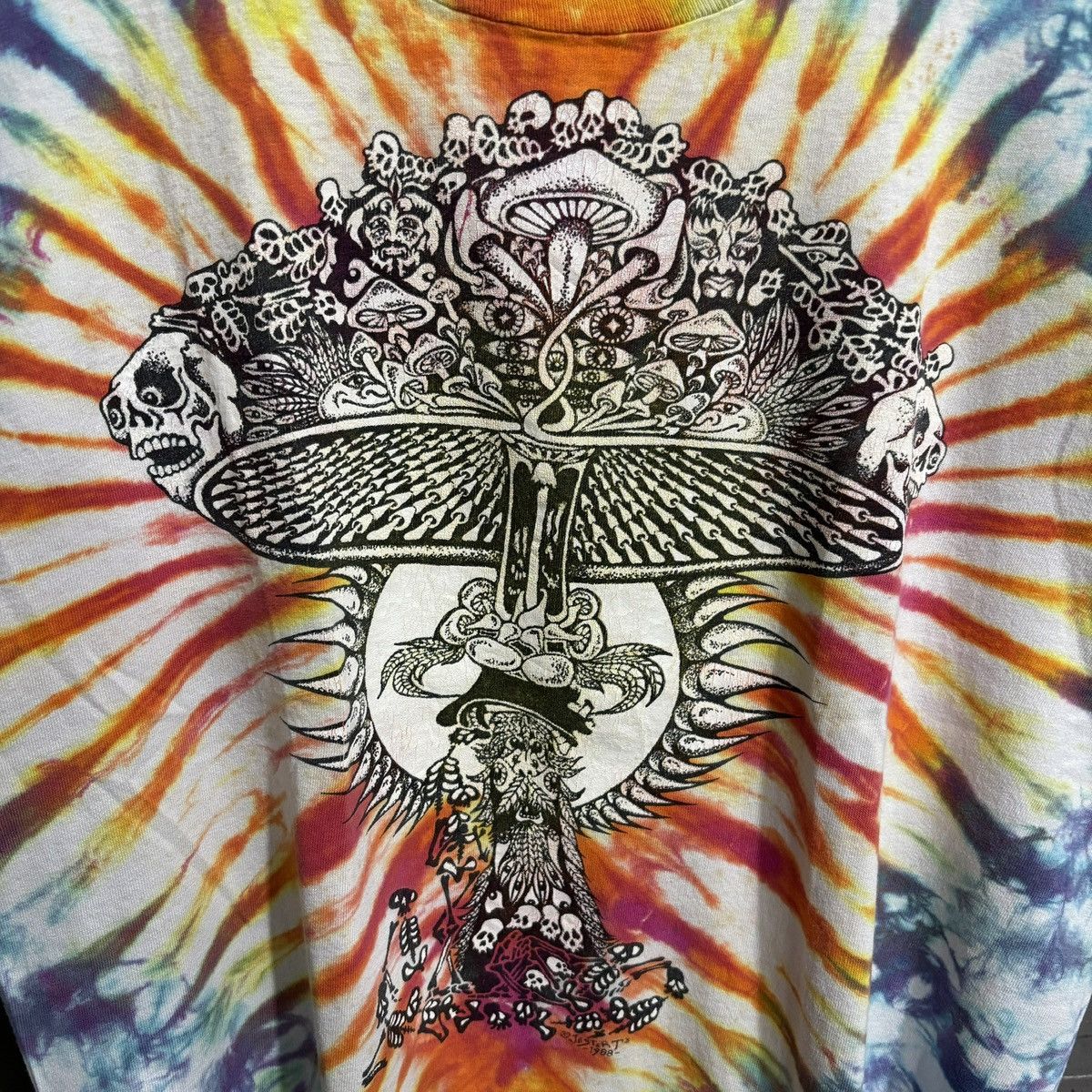 Grateful Dead Vintage Rare 1988 Grateful Dead Size US L / EU 52-54 / 3 - 3 Thumbnail