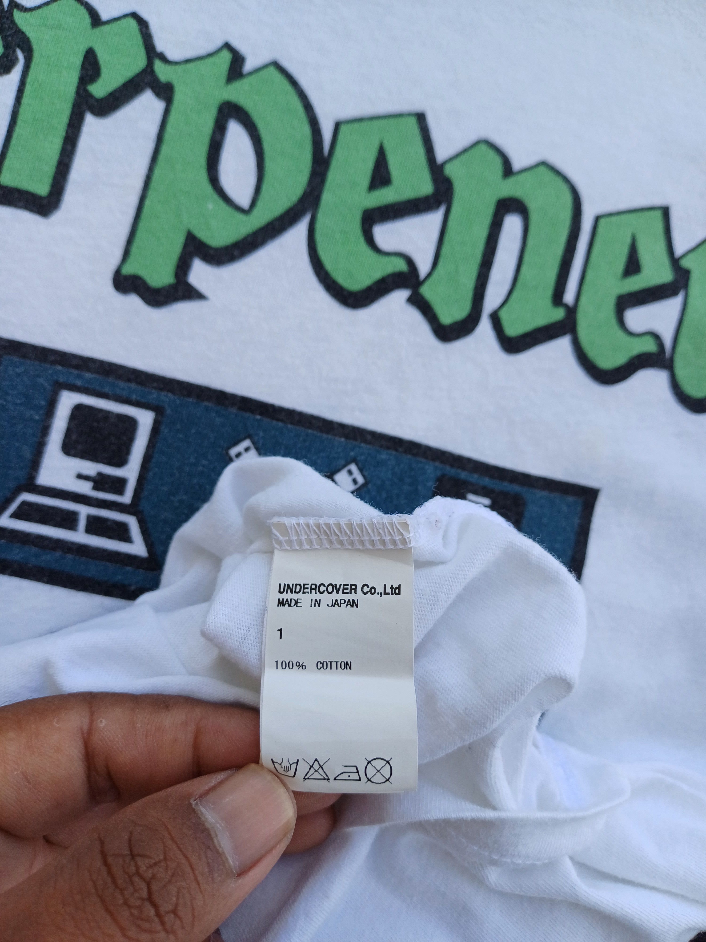 Undercover Undercoverism Serpenetes Early 2000s White T-Shirt Size US S / EU 44-46 / 1 - 8 Thumbnail