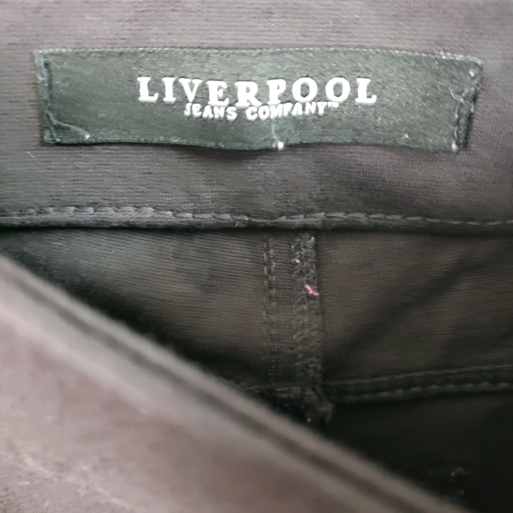Vintage Liverpool Womens Sienna Pull On Legging Sz 8 Brown Cropped Ponte Knit Mid Rise Pants Size 30" / US 8 / IT 44 - 6 Thumbnail