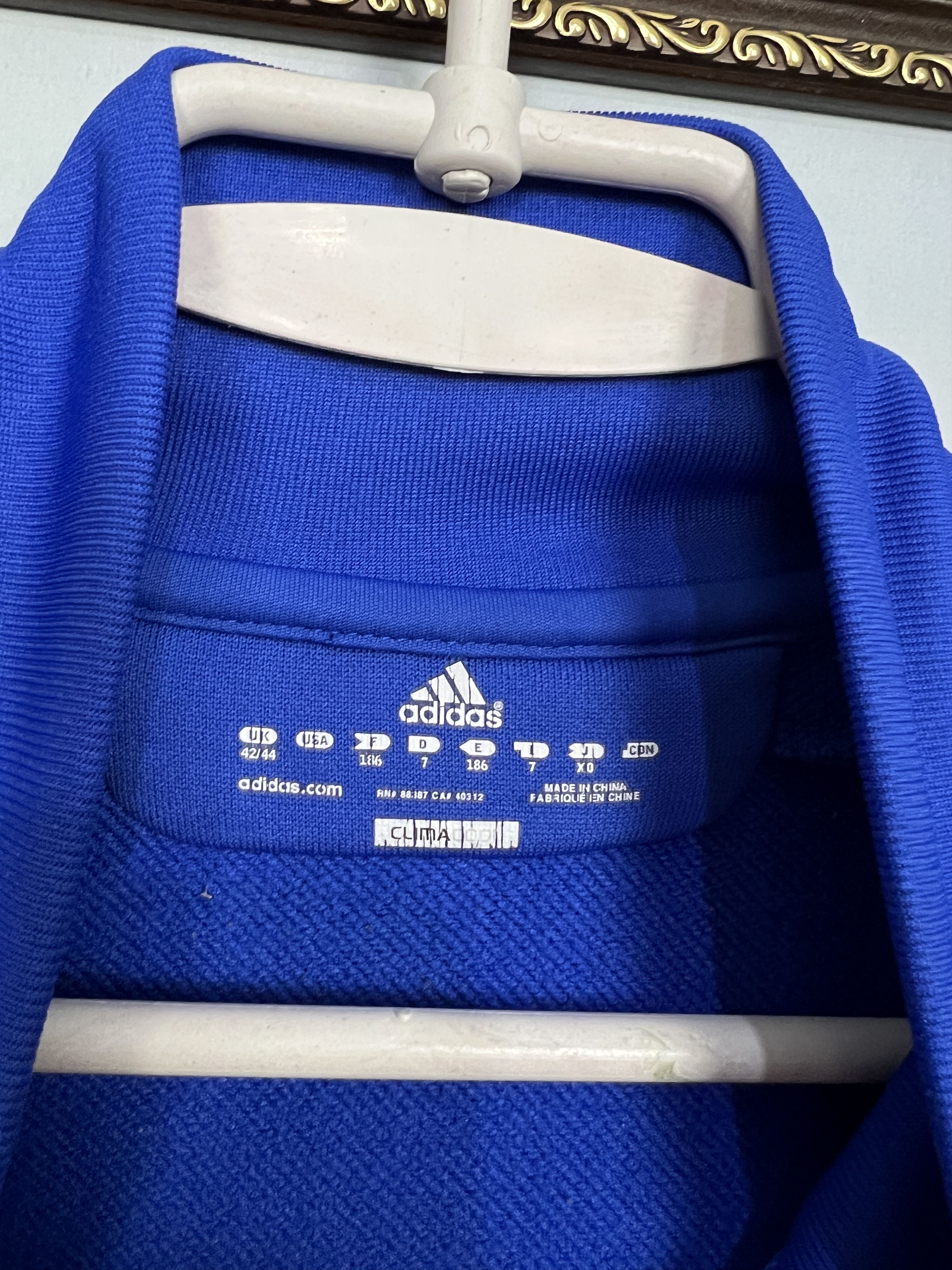 Adidas Chelsea Player Issue Train Sweatshirt Jacket Track Top Size US L / EU 52-54 / 3 - 6 Thumbnail