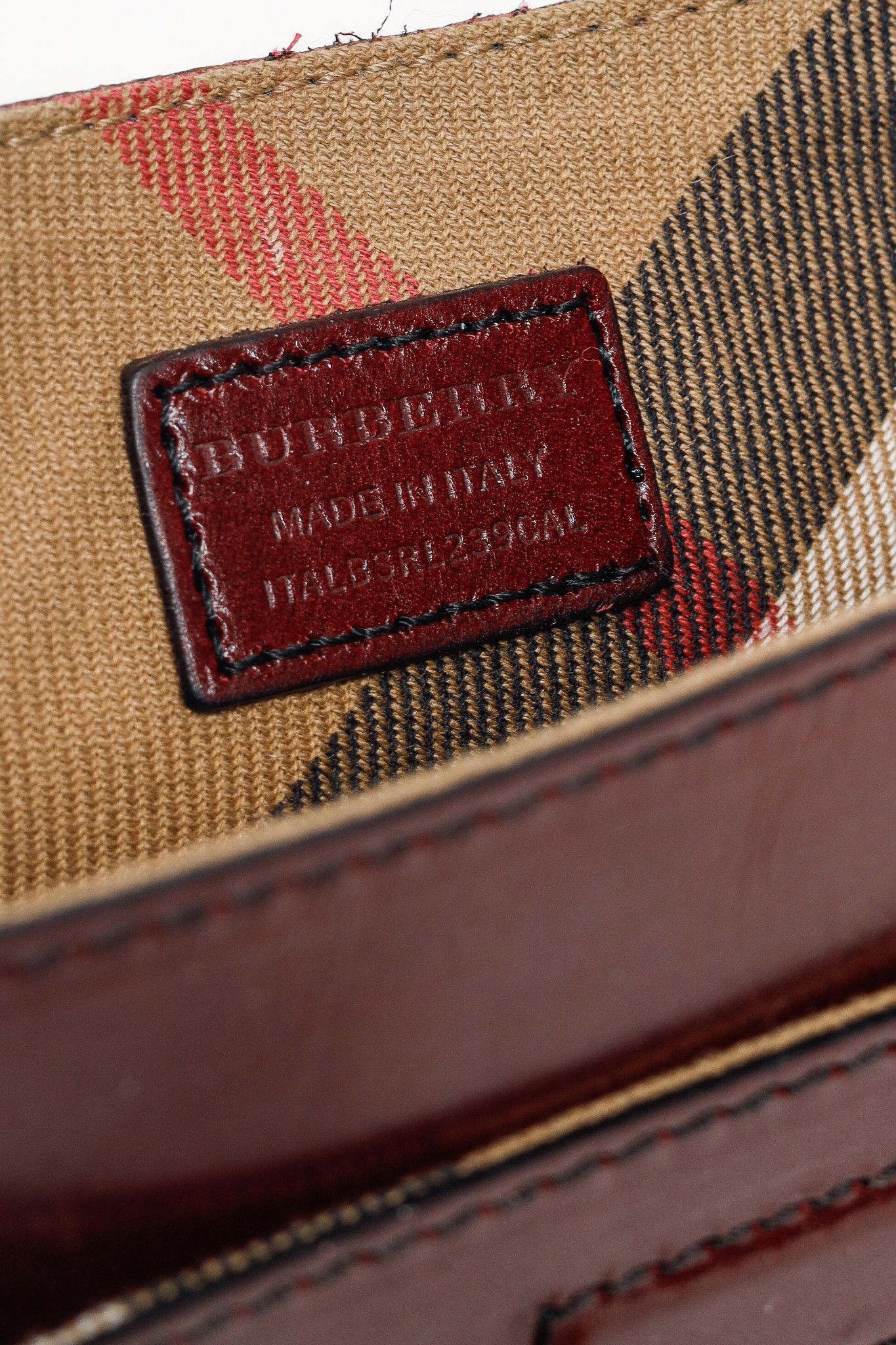 Burberry Burberry Burgundy Crossbody Mini Satchel Leather Bag Size ONE SIZE - 12 Thumbnail