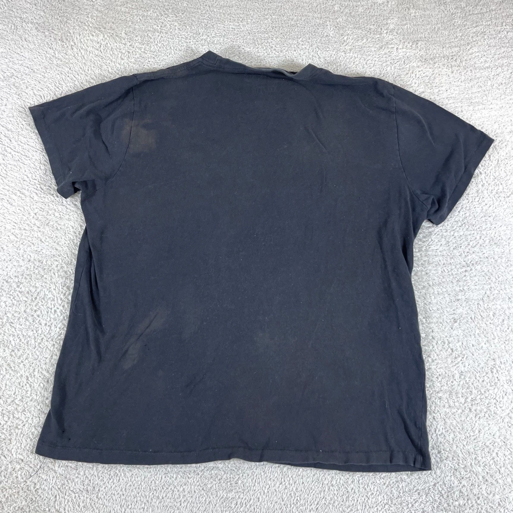 Aeropostale VINTAGE Aeropostale T-Shirt Mens 2XL Black Y2K Surf Grunge 90s NYC Faded Paint Shirt Mens Black 2XL Size US XXL / EU 58 / 5 - 2 Thumbnail
