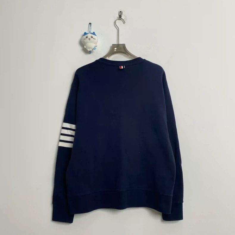 Thom Browne THOM BROWNE New navy four-stripe cardigan 2502-Nextarrow Size US XXL / EU 58 / 5 - 4 Thumbnail