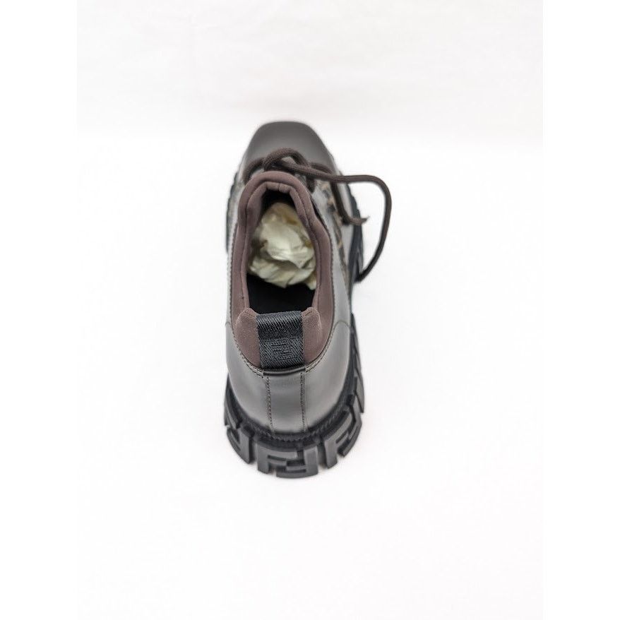 Fendi o1rshd1 Lace Up Fabric Calf Leather Boots Shoe in Multicolor Size US 10 / EU 43 - 15 Thumbnail