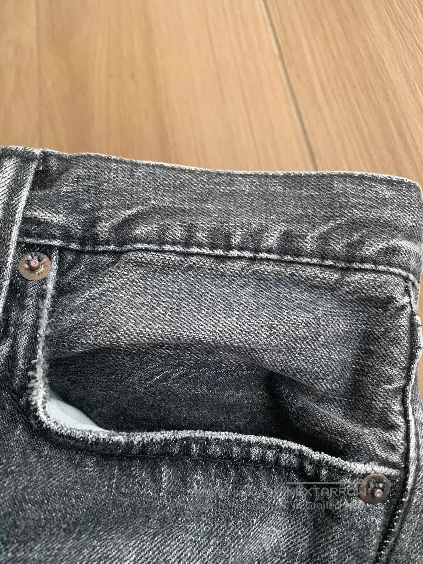 Full Count & Co. FULLCOUNT 1108BK 13.7oz Slim Straight Jeans. Size US 34 / EU 50 - 8 Thumbnail