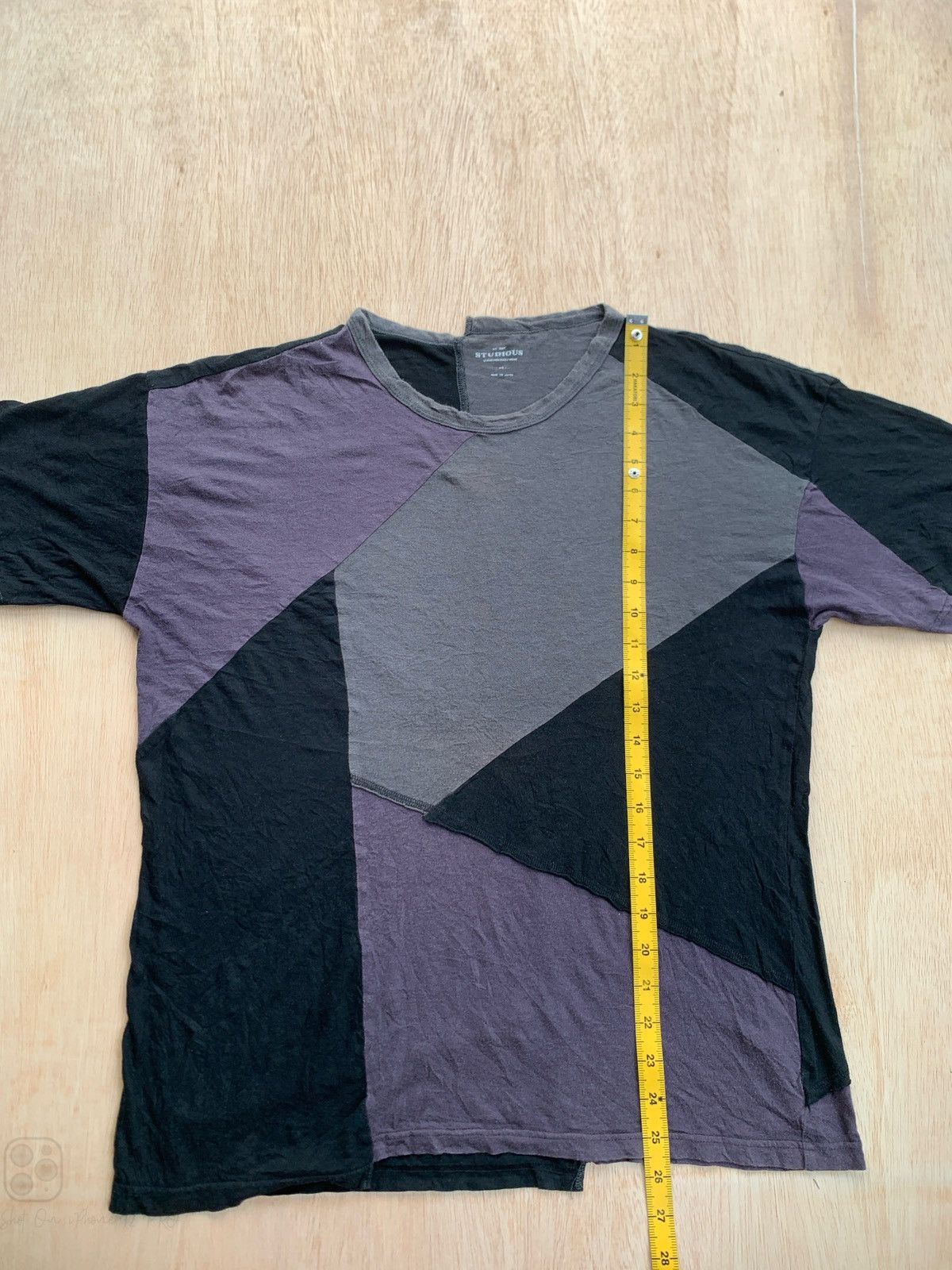Japanese Brand × STUDIOUS Japanese Patchwork Studious Tshirt Size US M / EU 48-50 / 2 - 7 Thumbnail