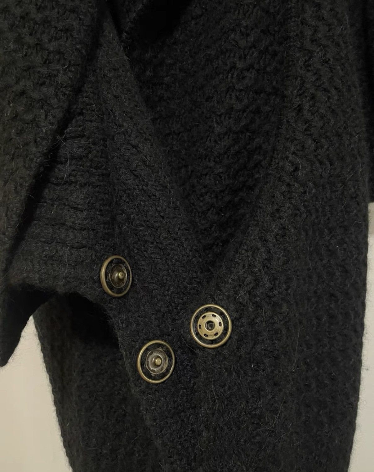 Stella McCartney Stella McCartney Wool Batwing Sleeve Cape Sweater (Women's) Size XS / US 0-2 / IT 36-38 - 4 Thumbnail