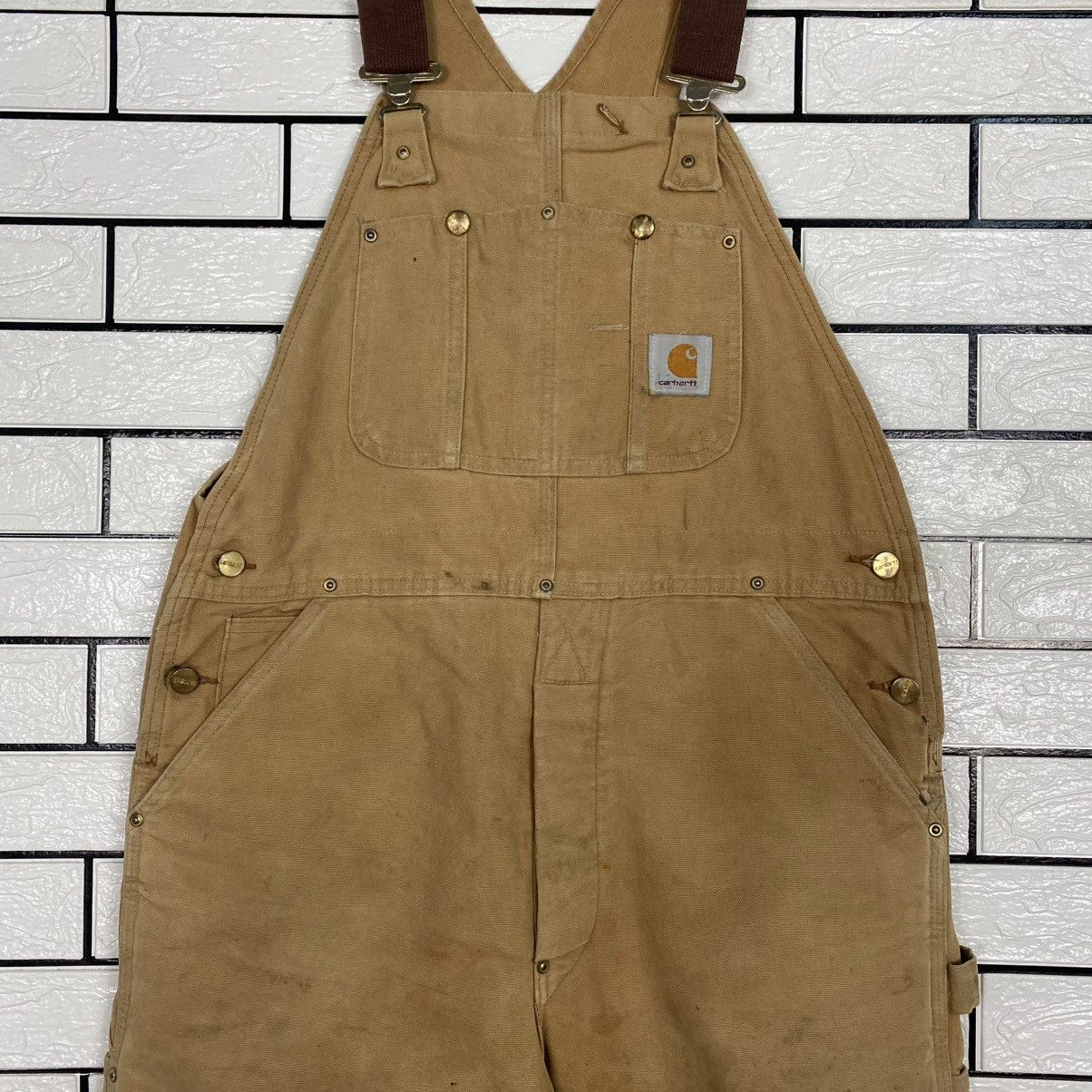 Carhartt 🔥VINTAGE COVERALL CARHARTT WORKER DUCK CANVAS DETROIT Size US 36 / EU 52 - 5 Thumbnail