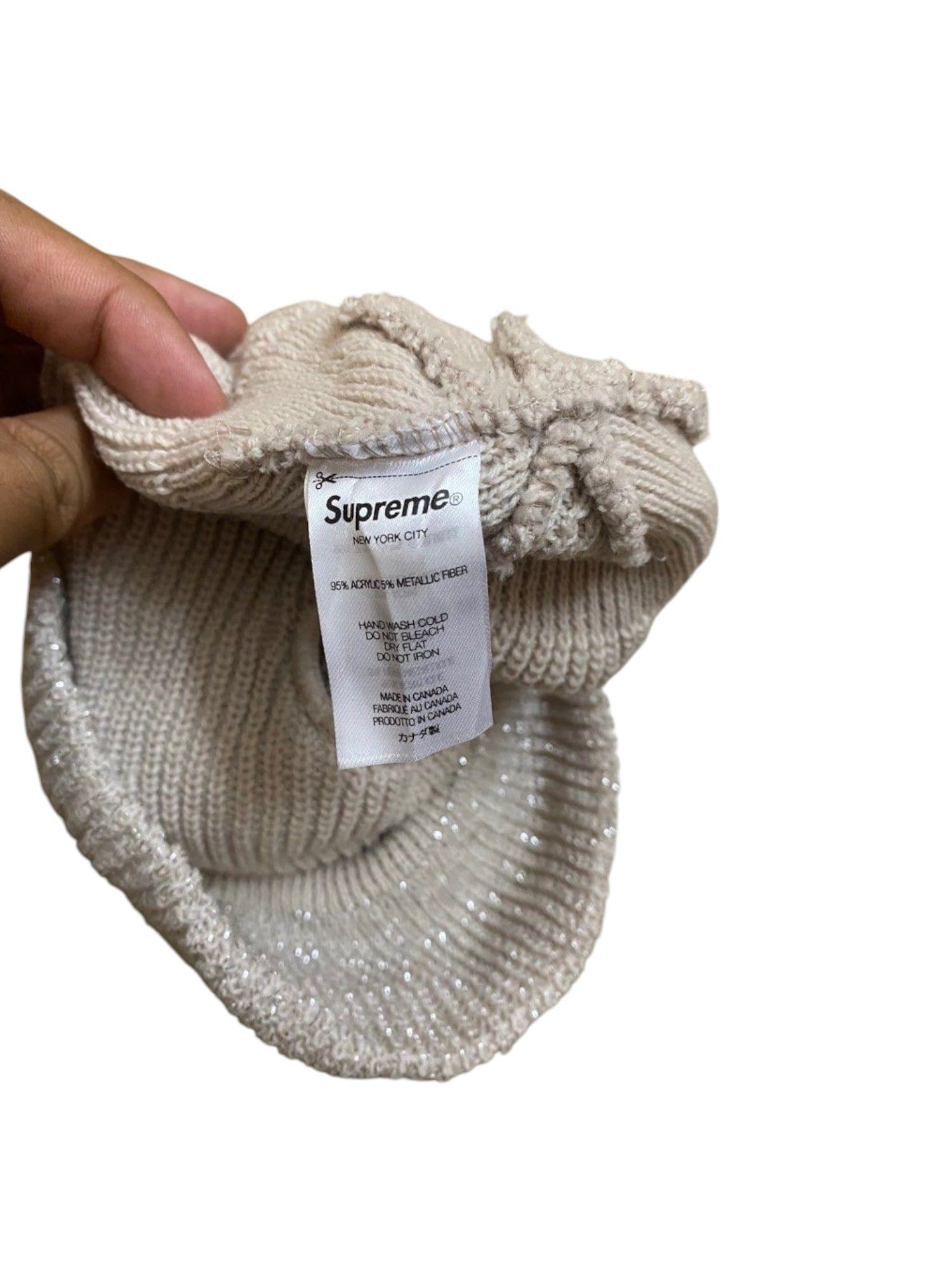 Supreme SUPREME LUREX BALACLAVA Size ONE SIZE - 5 Thumbnail