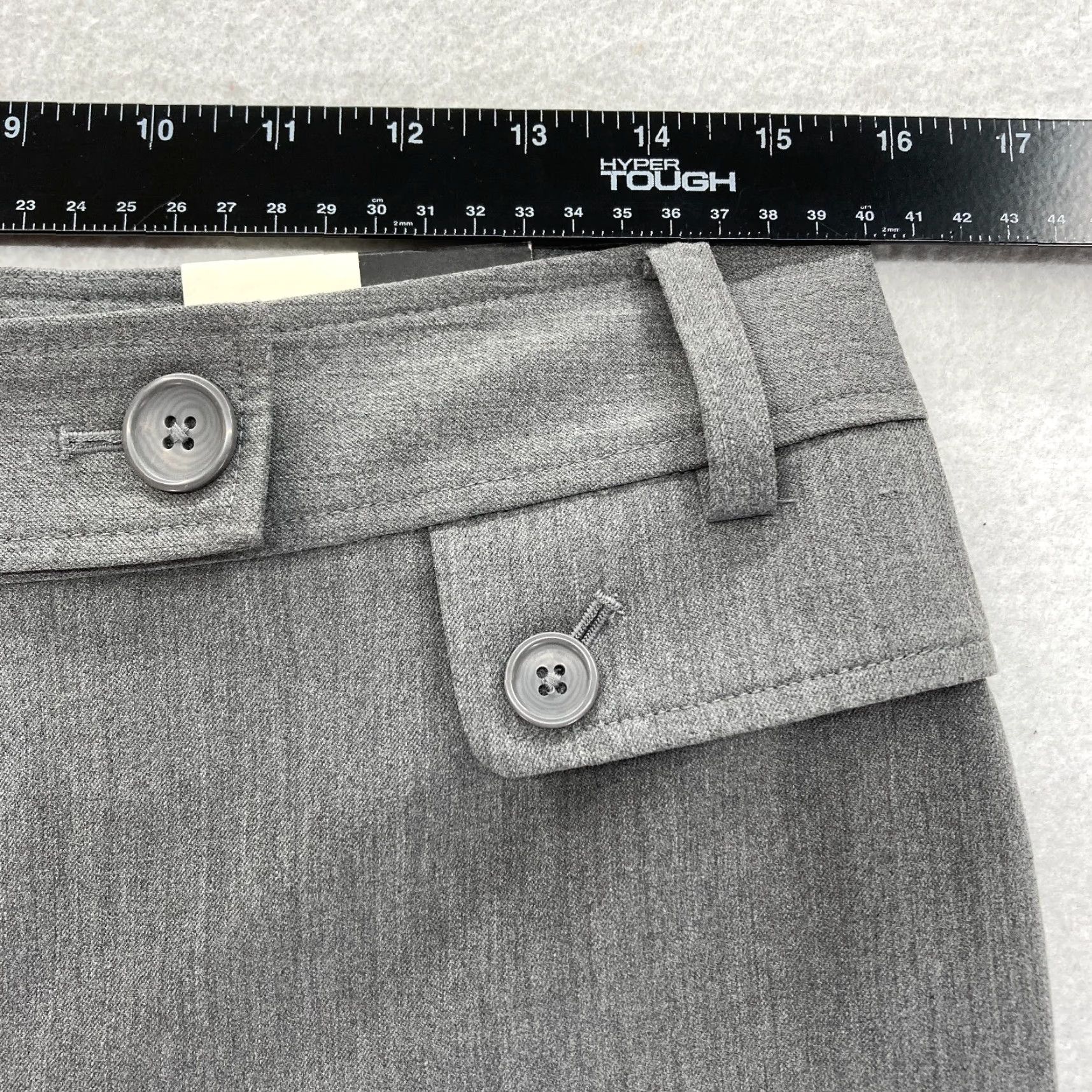 Ann Taylor Ann Taylor LOFT Ann Trouser Women's 6 Gray Stretch Fabric Boot Cut Mid Rise NWT Pants Size 28" / US 6 / IT 42 - 6 Thumbnail