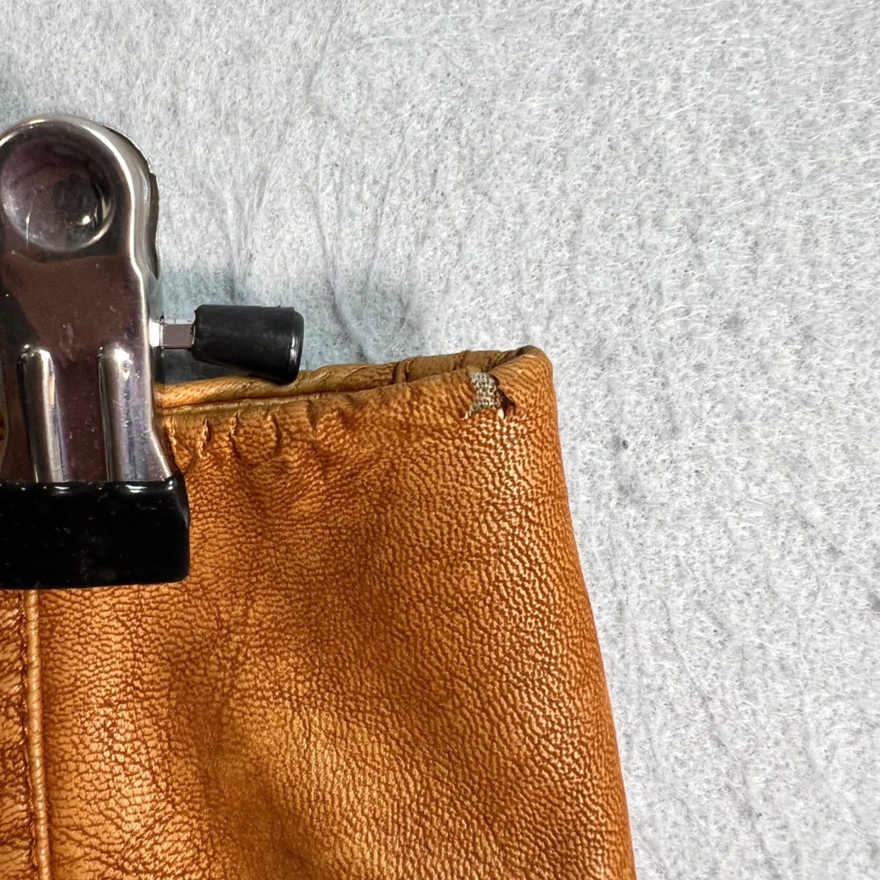 Free People Free People Skirt Womens Size 4 Faux Leather Mini Camel Tan Size 27" / US 4 / IT 40 - 7 Thumbnail
