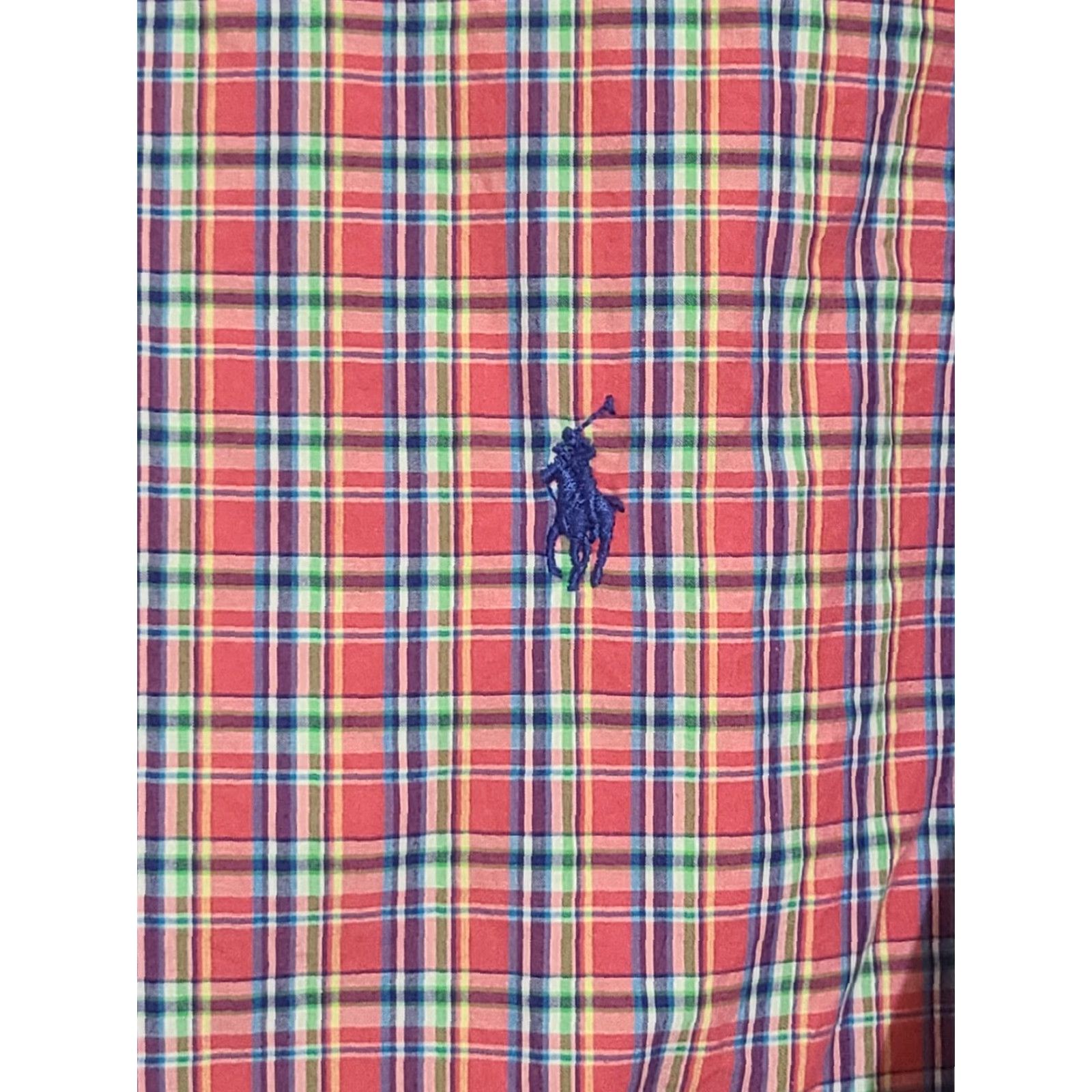 Polo Ralph Lauren Ralph Lauren Men's Shirt Button-Down Pink Plaid Size L Long Sleeve Multicolor Cotton Blends Polo Ralph Lauren Shirt Men Casual Myriad Size US L / EU 52-54 / 3 - 2 Thumbnail