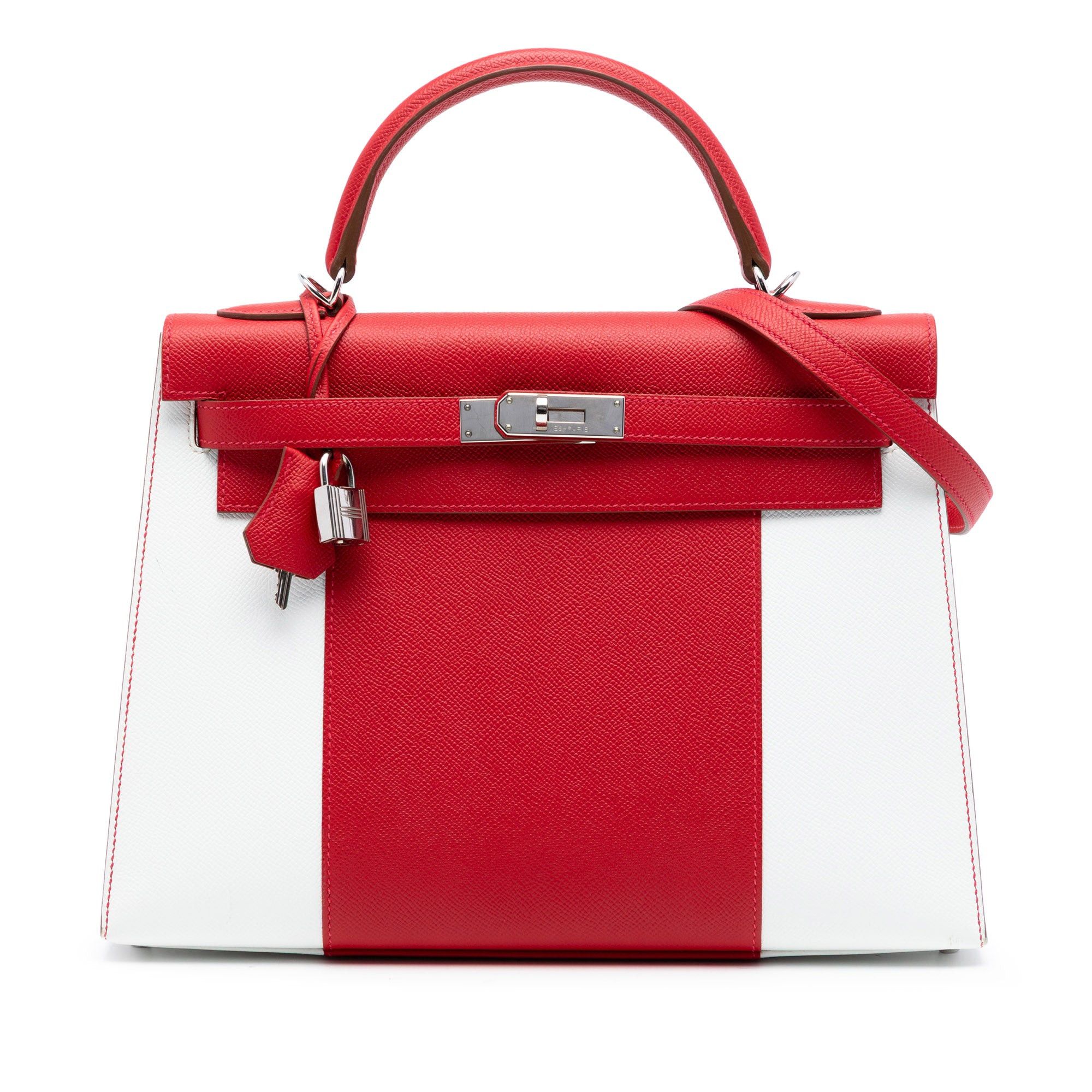 Hermes Bicolor Epsom Kelly Flag Sellier 32 Size ONE SIZE - 1 Thumbnail
