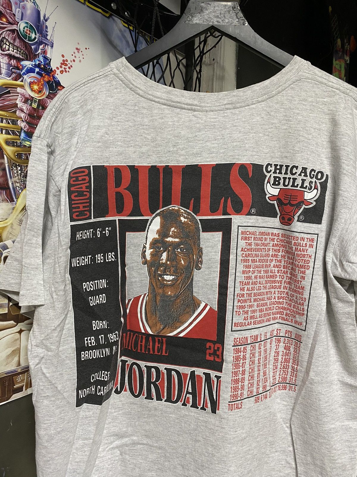 Vintage Vintage 90’s Michael Jordan T-Shirt Vtg Chicago Bulls Tee XL Size US XL / EU 56 / 4 - 5 Thumbnail