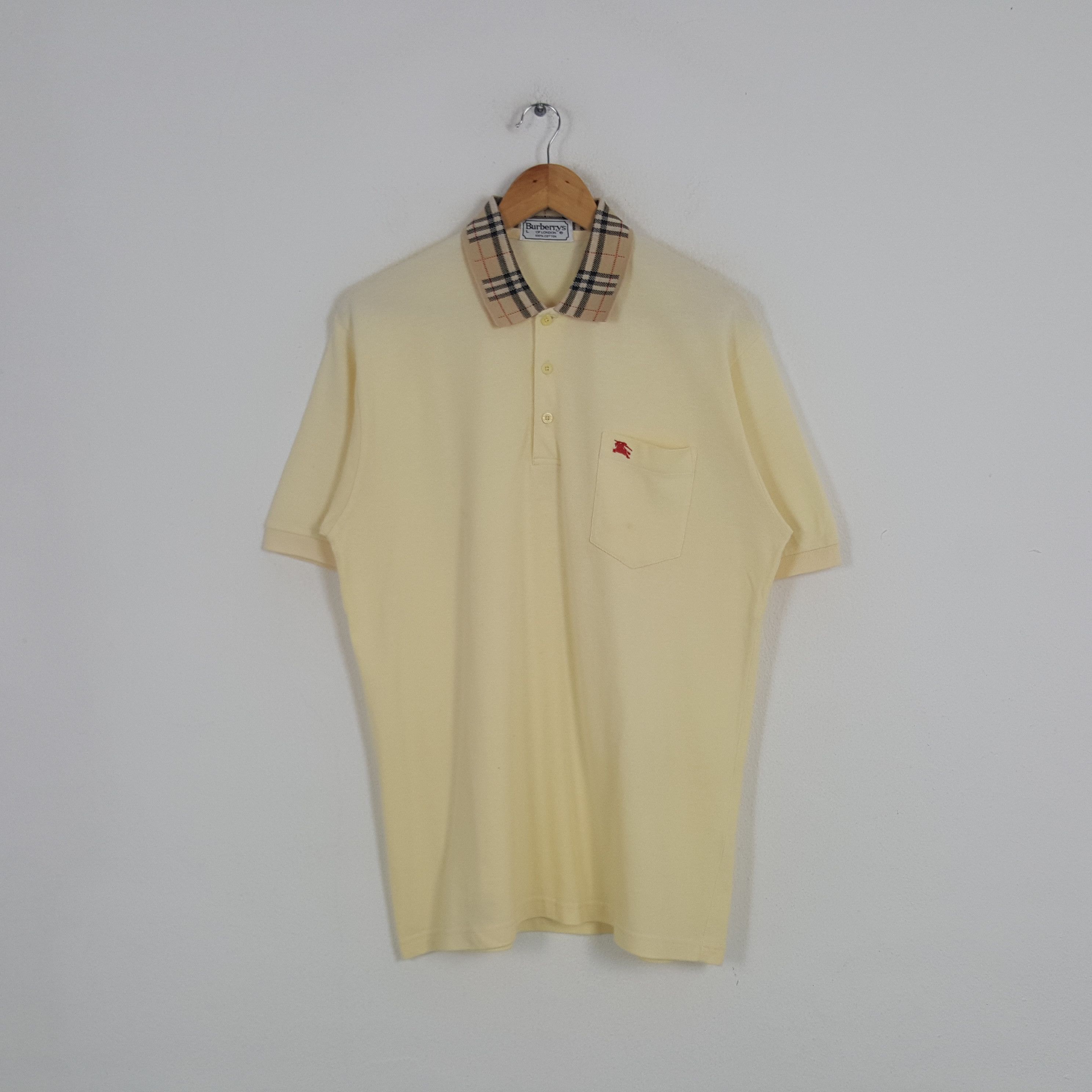 Vintage Burberry Nova Check Designer Brand Polos