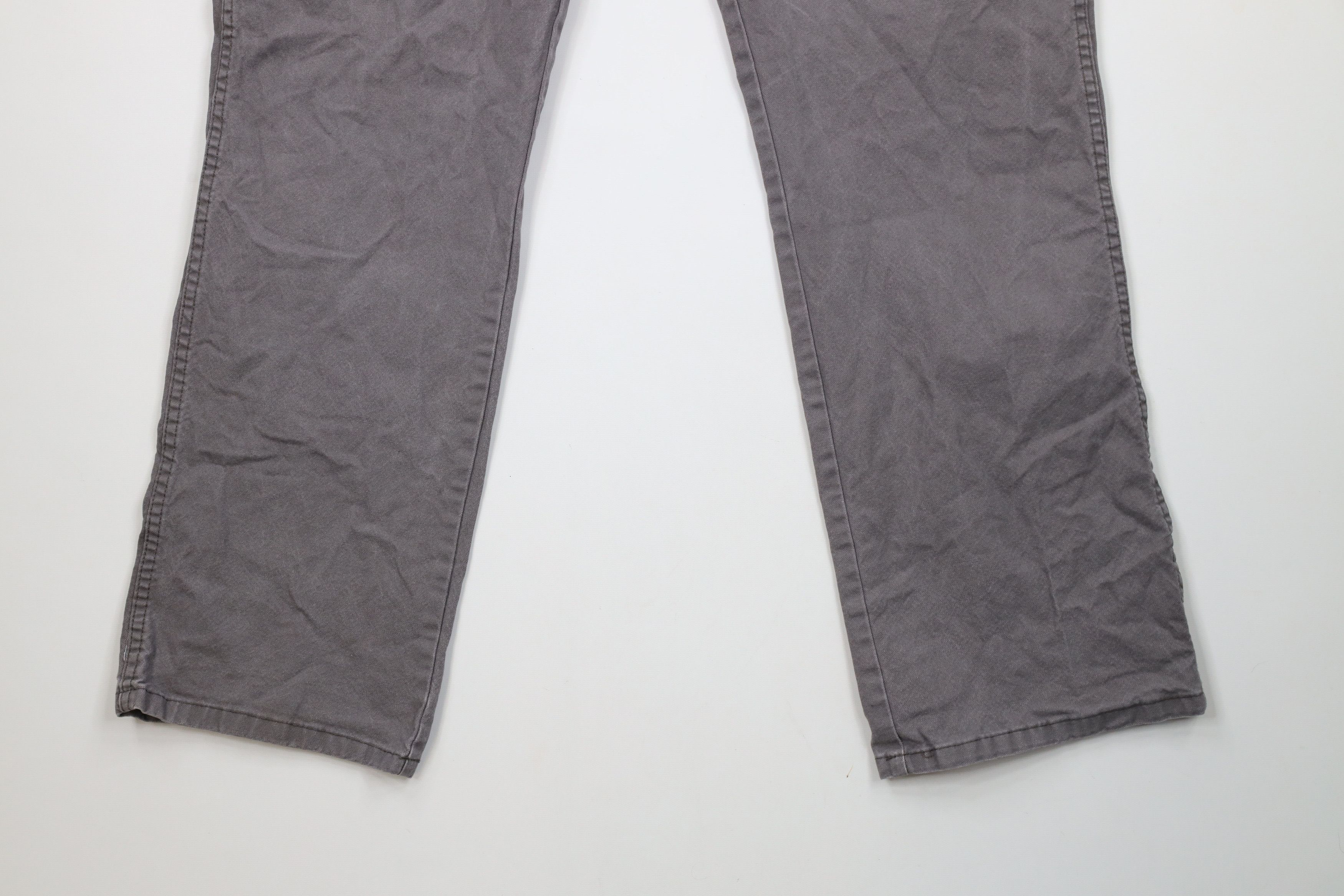 Dickies × Vintage Vintage Dickies Fit Wide Leg Dungaree Canvas Pants Gray Size US 40 / EU 56 - 4 Thumbnail