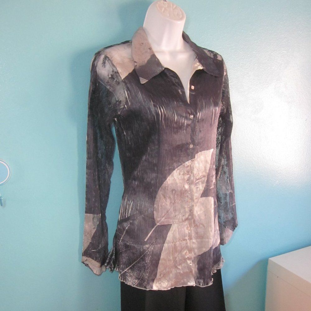 Other Komarov Blouse Lace Up Back Size M Size M / US 6-8 / IT 42-44 - 12 Thumbnail