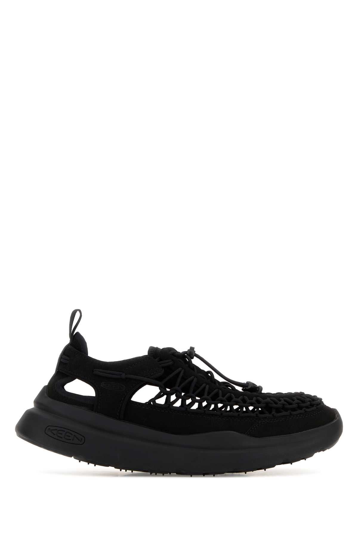 KEEN Black Fabric Uneek Sneakers Size US 9.5 / EU 42-43 - 1 Thumbnail