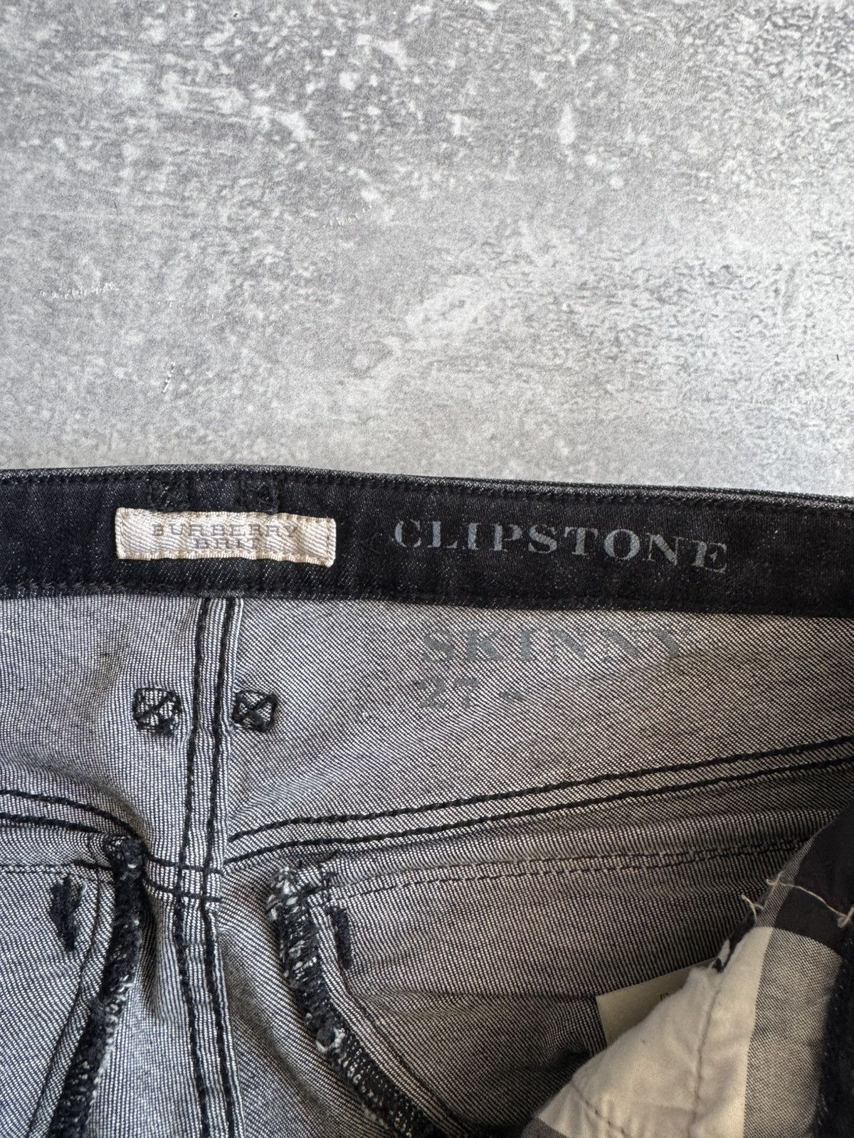 Burberry × Vintage Burberry Brit Avant Garde Denim Pants Size 27" / US 4 / IT 40 - 10 Thumbnail