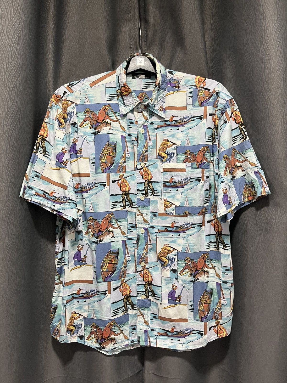 Vintage The Scotch House Full Print Outdoor Pattern Shirt