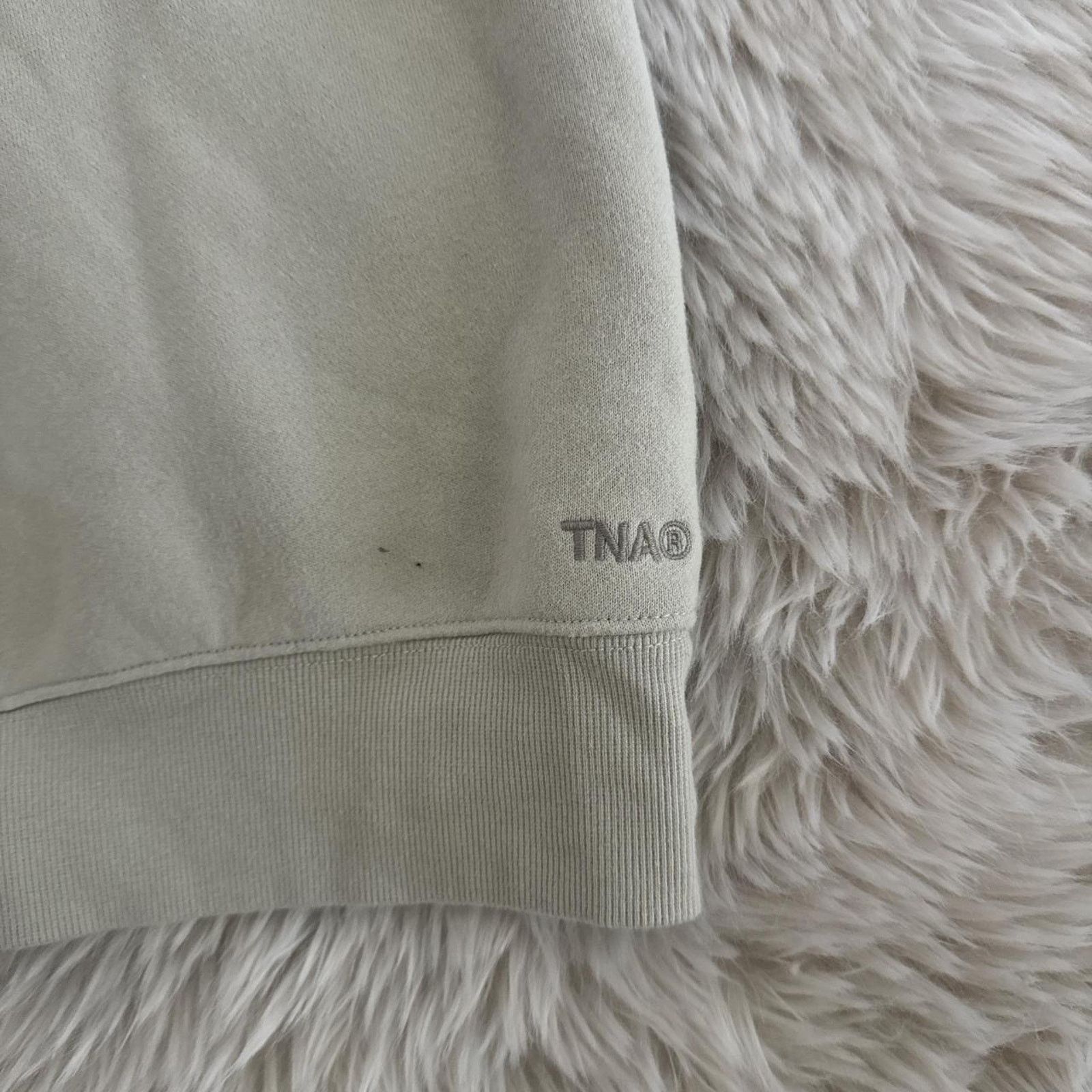 Aritzia NWOT ARITZIA TNA Cozy Fleece Pullover - Beige M Size M / US 6-8 / IT 42-44 - 5 Thumbnail