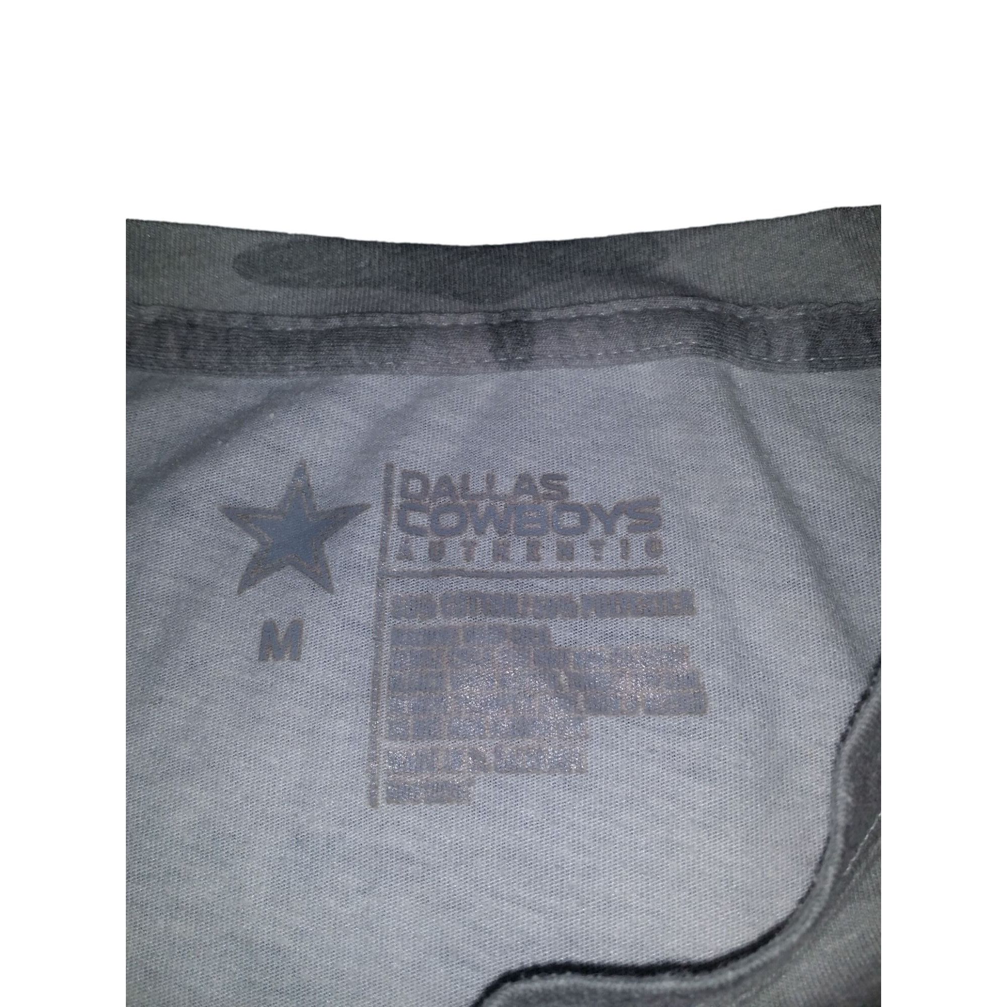 NFL Dallas Cowboys Camo Tshirt Men Sz M NFL Football Gray Sports Size US M / EU 48-50 / 2 - 6 Thumbnail