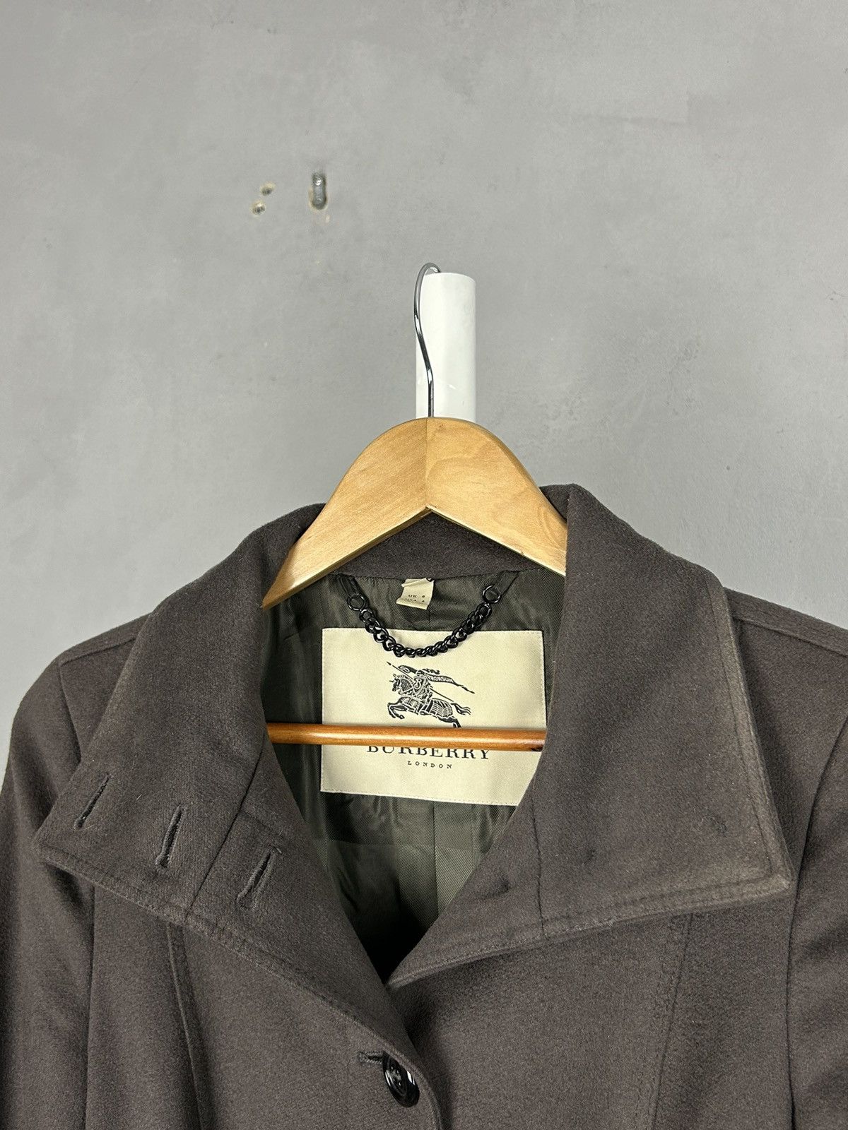 Burberry Burberry London Wool Belted Coat Womens Size 6 Made In Italy Size M / US 6-8 / IT 42-44 - 7 Thumbnail