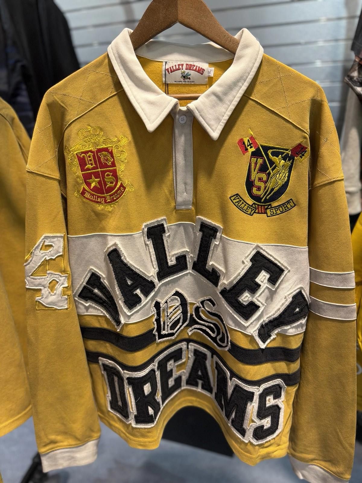 Vale Vale Forever Valley Dreams Rugby Long-Sleeve Tee Yellow XL Size US XL / EU 56 / 4 - 5 Thumbnail