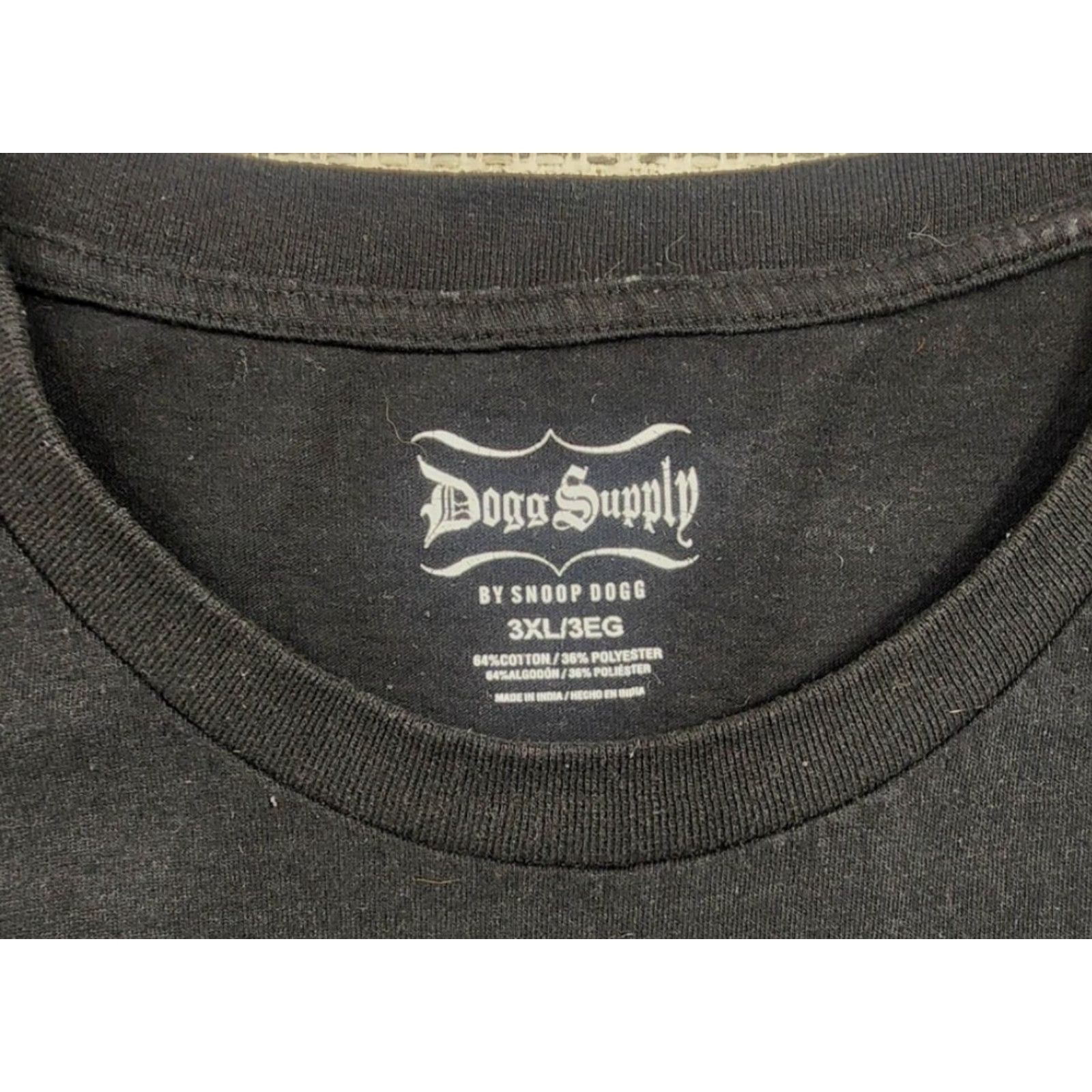 Vintage Dogg Supply Shirt Mens 3XL Black Snoop Dogg Concert Hip Hop Graphic Tee Size US XXL / EU 58 / 5 - 5 Thumbnail