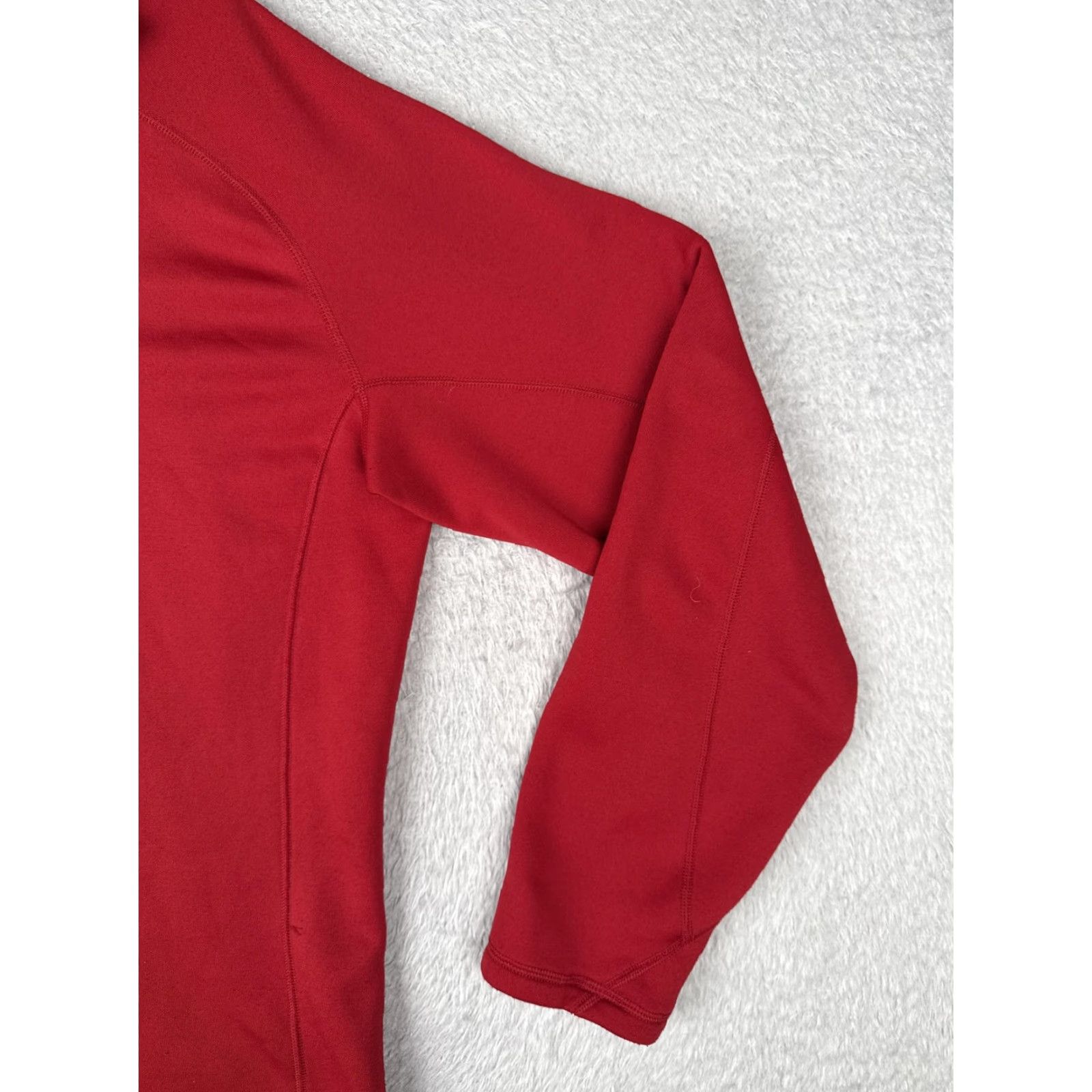 Mountain Hardwear Mountain Hardwear Sweater Womens XL Red Fleece 1/4 Zip Mock Long Sleeve Pullover Outdoor Hiking Casual Mens Womens Girls Boys Size XL / US 12-14 / IT 48-50 - 2 Thumbnail