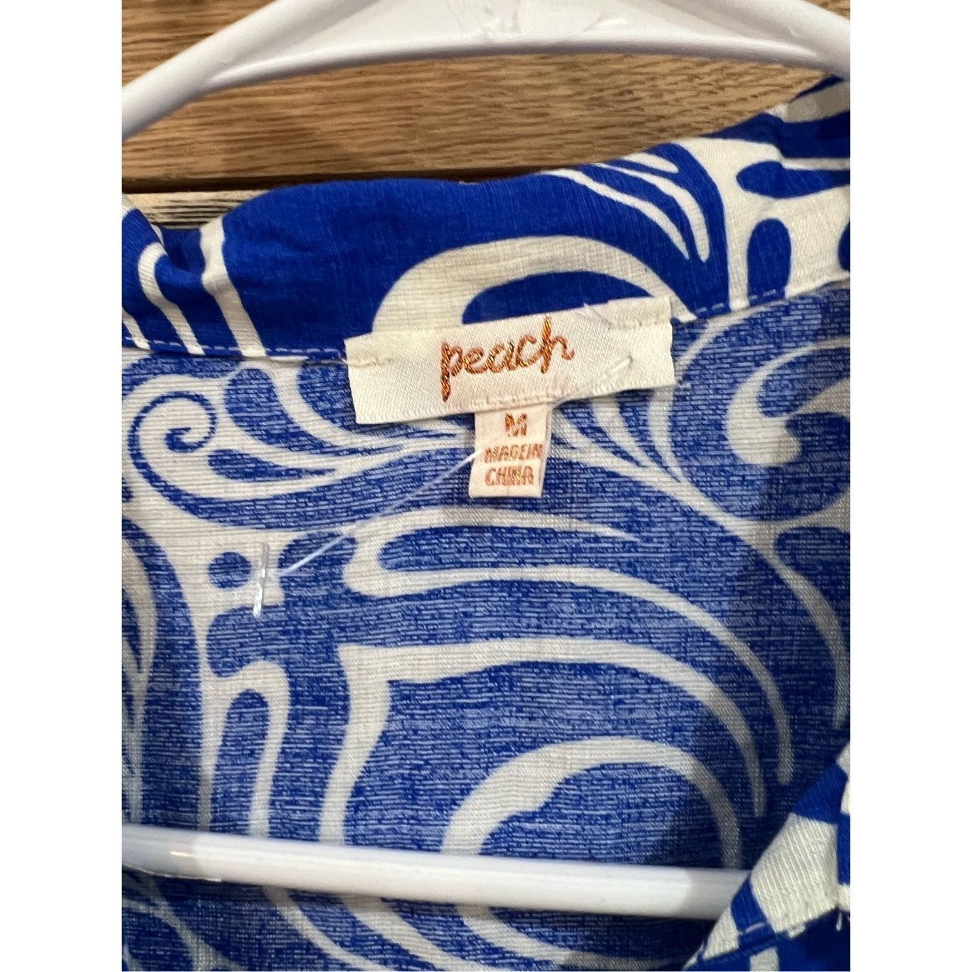 Other Two piece NWT set button front top pants blue white sz M Size M / US 6-8 / IT 42-44 - 3 Thumbnail