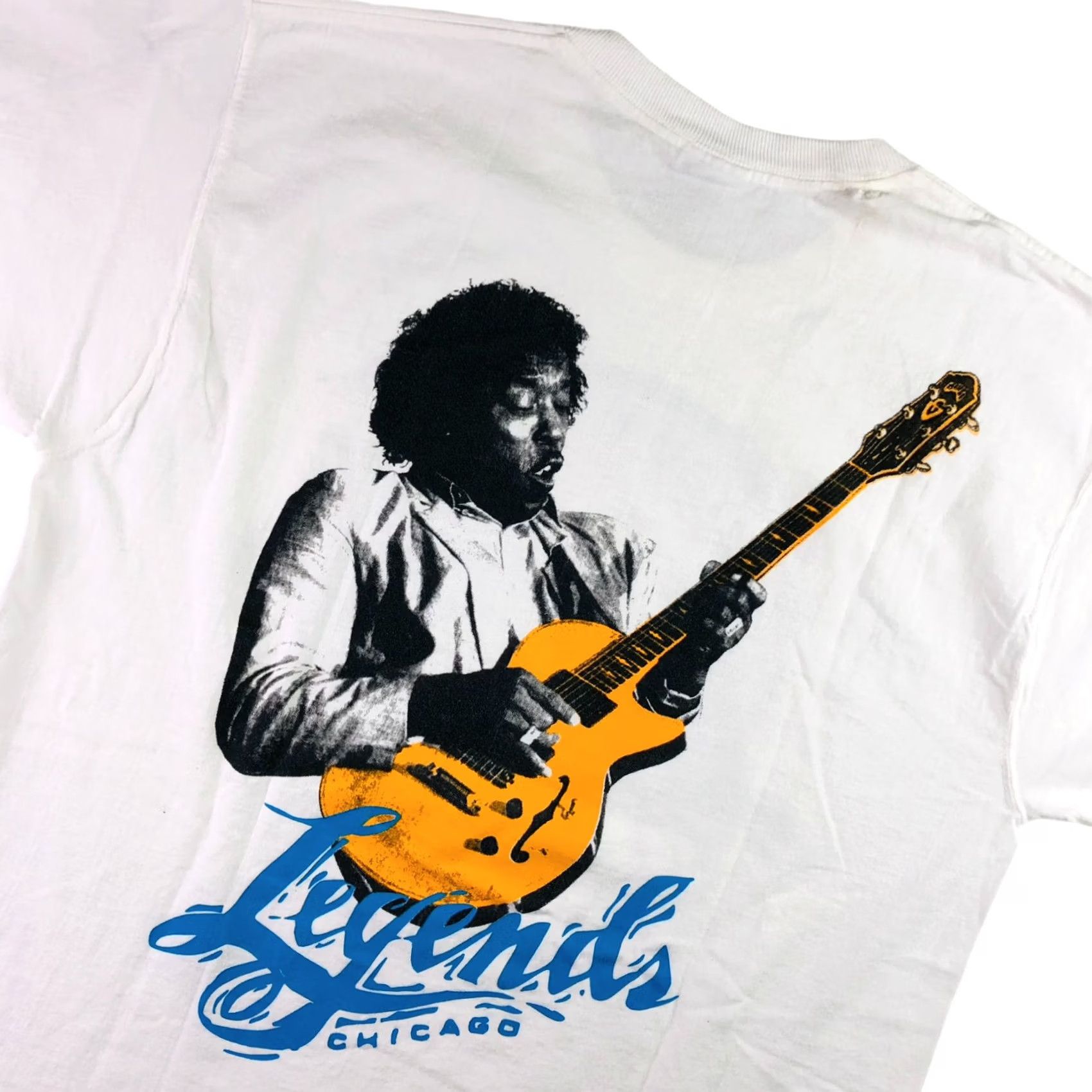 Fruit Of The Loom VINTAGE Buddy Guy's Legend's Chicago Men's Short Sleeve T-Shirt White M Size US M / EU 48-50 / 2 - 2 Thumbnail